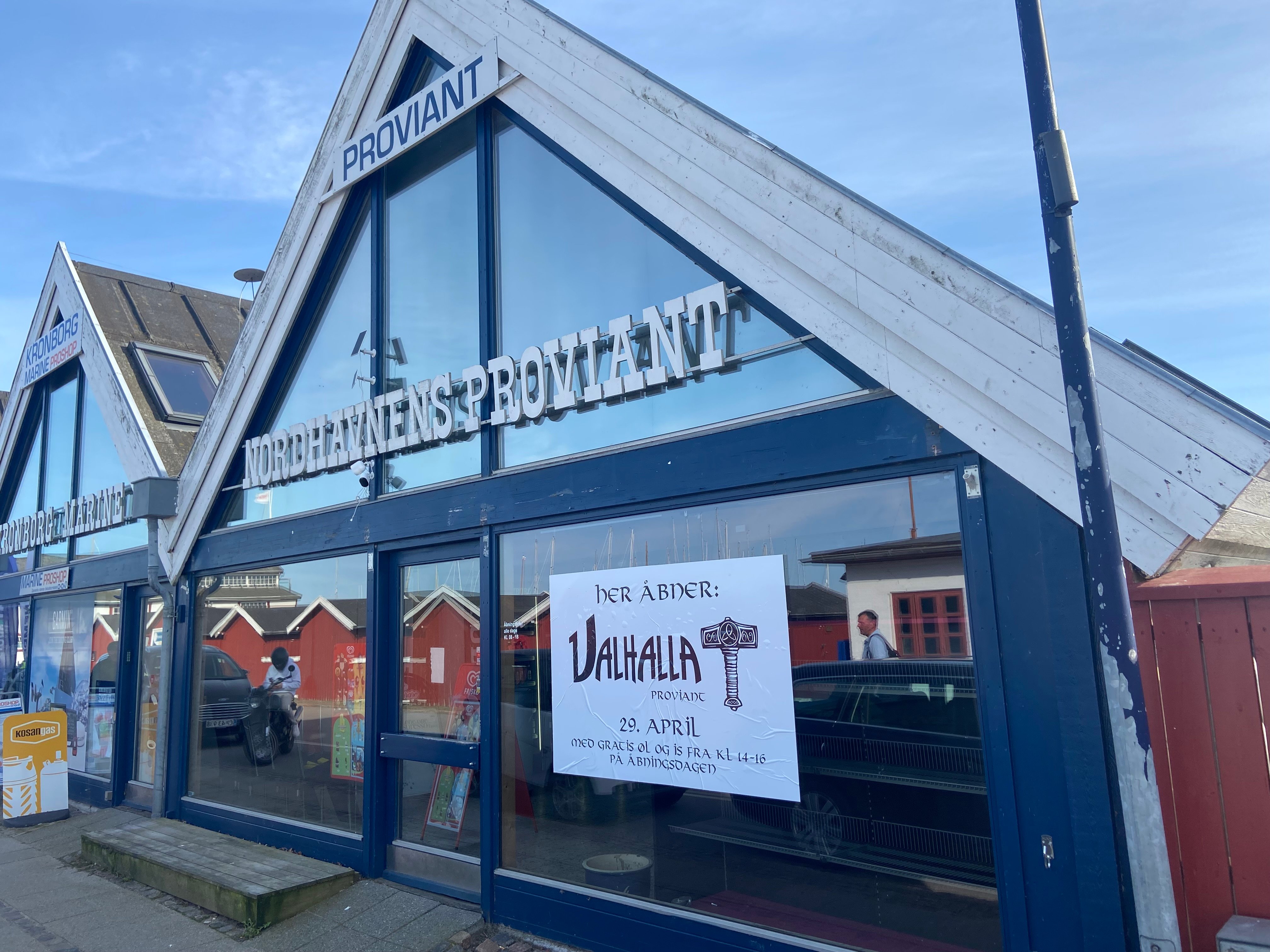 Lørdag den 29. april bliver der holdt åbningsfest ved den nye proviant. Foto: Kevin Lundgreen Frederiksen