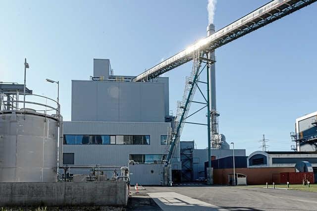 Kraftvarmeværket på Asnæs er et af to CO2-fangst-projekter, som Ørsted lancerer.