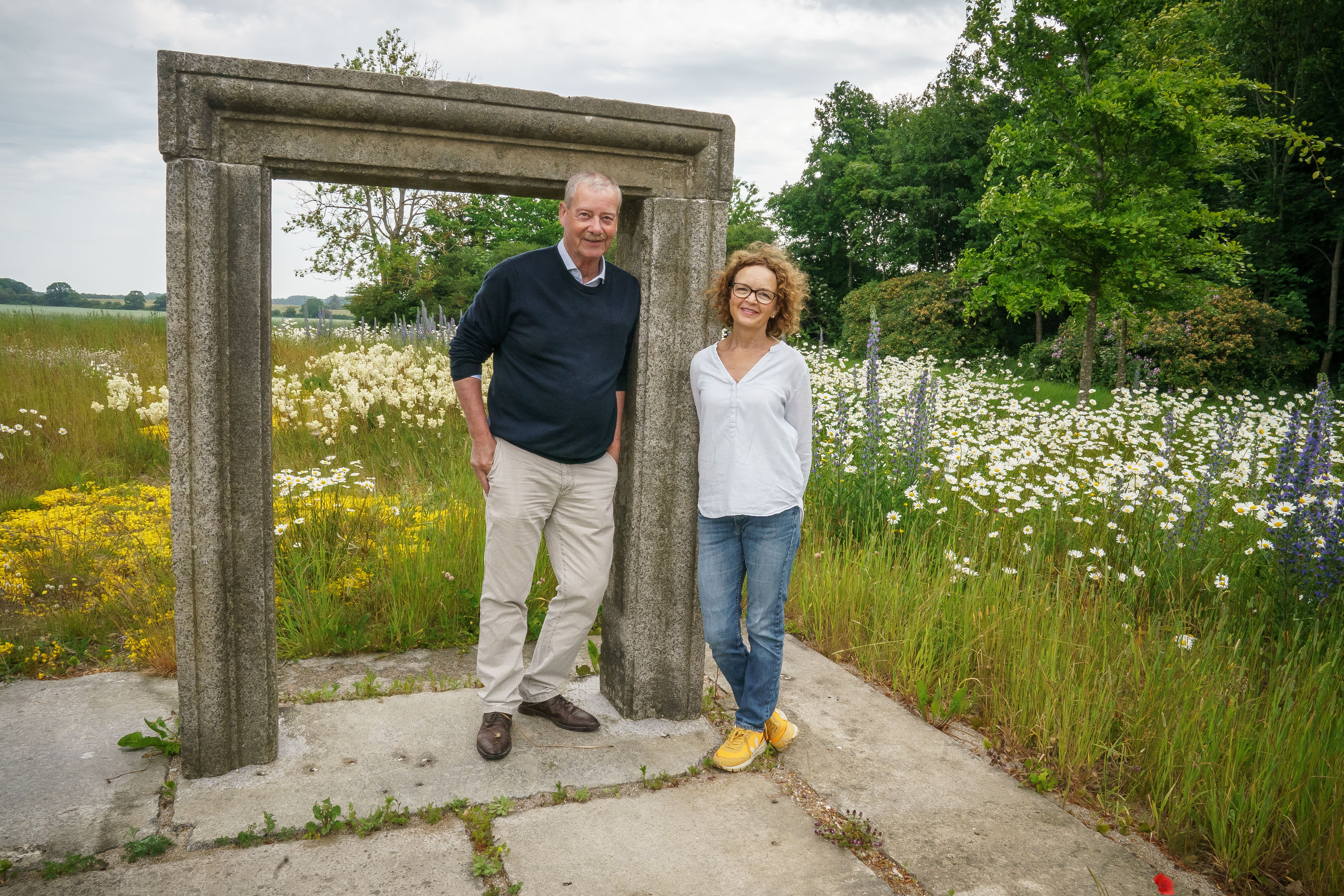 Godsejer Jørgen Faye og hans hustru Hanne Faye er med når DR på fredag har premiere på 2. sæson af tv-programmet “Giv os naturen tilbage”. Foto: Mie Neel