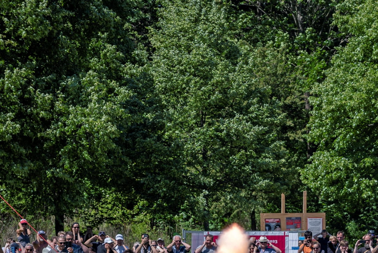 Krudt og kanonbrag var en del af underholdningen ved Krigshistorisk Festival i 2023. - Arkiv Krudt og kanonbrag var en del af underholdningen ved Krigshistorisk Festival i 2023.
