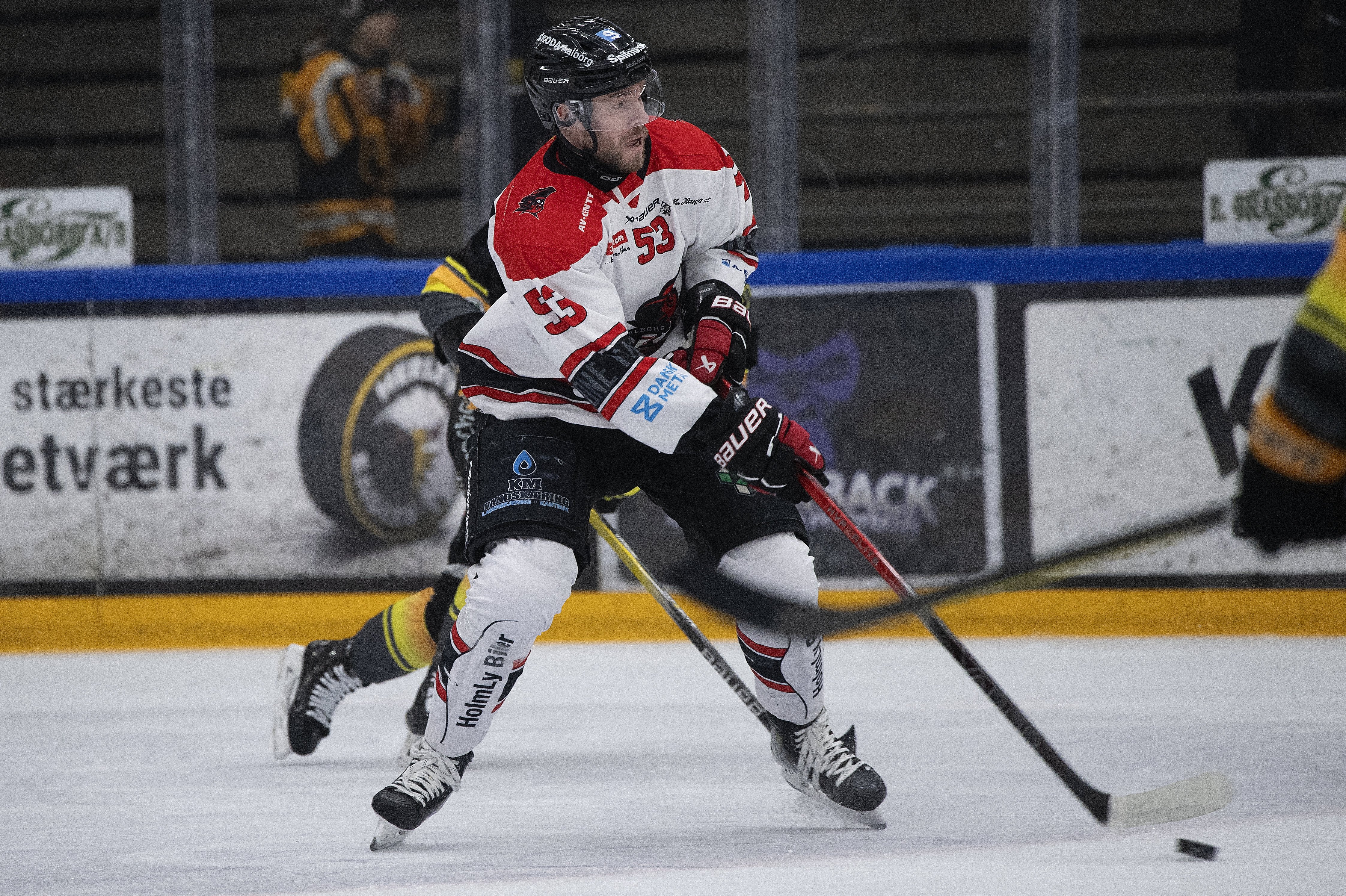 Metalligaen: Herlev Eagles - Aalborg Pirates Thomas Spelling, som her ses i aktion for Aalborg Pirates, har været en af profilerne i den bedste danske ishockeyrække i de seneste mange år. (Arkivfoto).