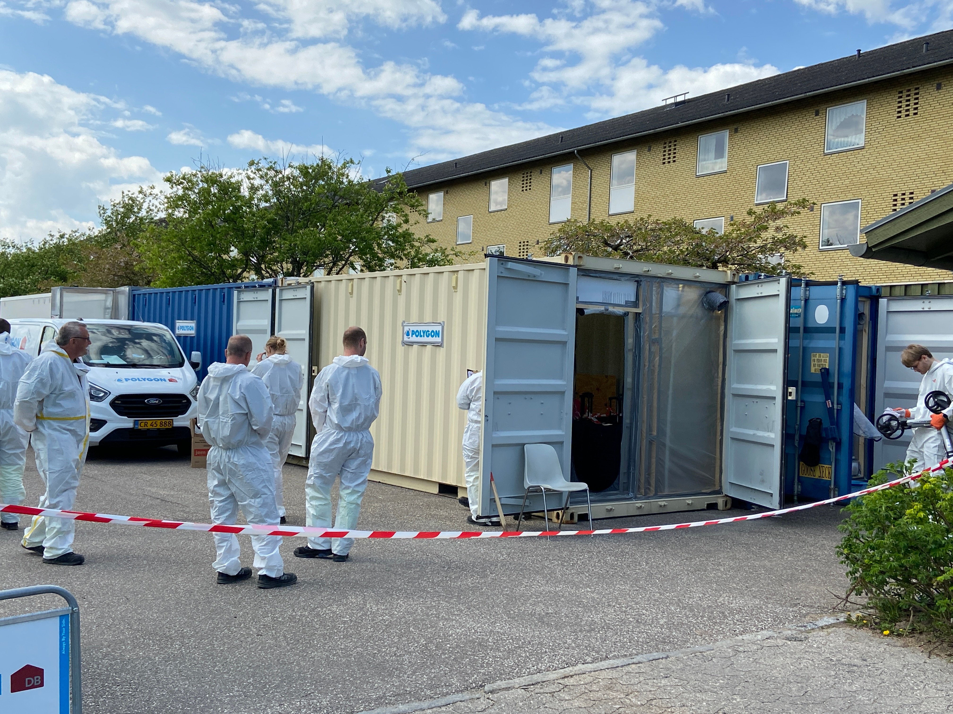 Sorø Kommune evakuerede beboerne i Smedeparken på grund af asbestfund i lejlighederne.