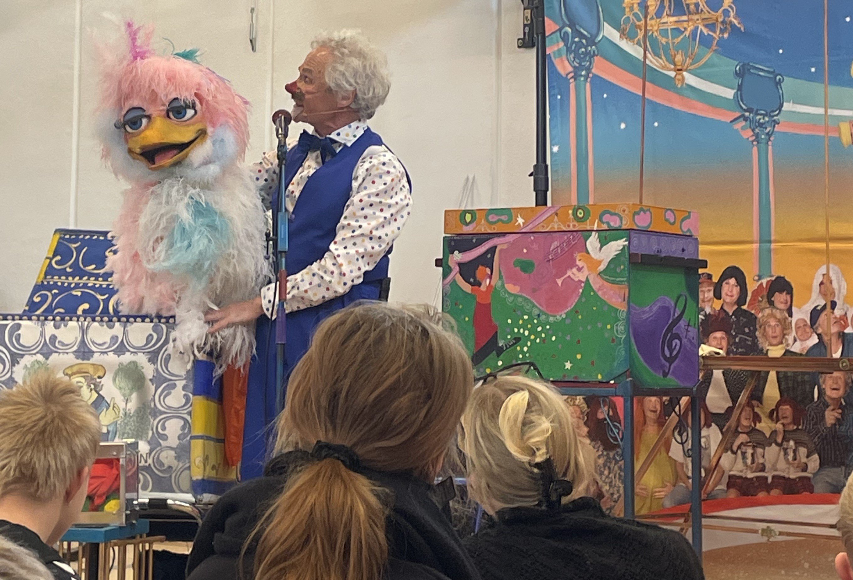 Benny Schumann opførte sit show ”The Clown”. Foto: Kærholm afdeling Kæret