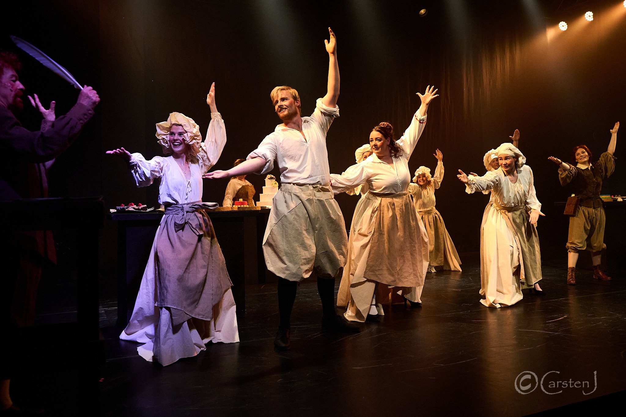 Så er Teatergruppen Elverfolket klar med en en udgave af Sebastians musical ’Cyrano’. Foto: Carsten Jensen