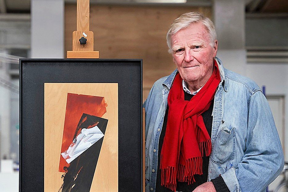 Billedkunster Per Arnoldi var rasende på Auktionshuset Hørsholm for at ville sælge to af hans serigrafier. Foto: Jens Honoré