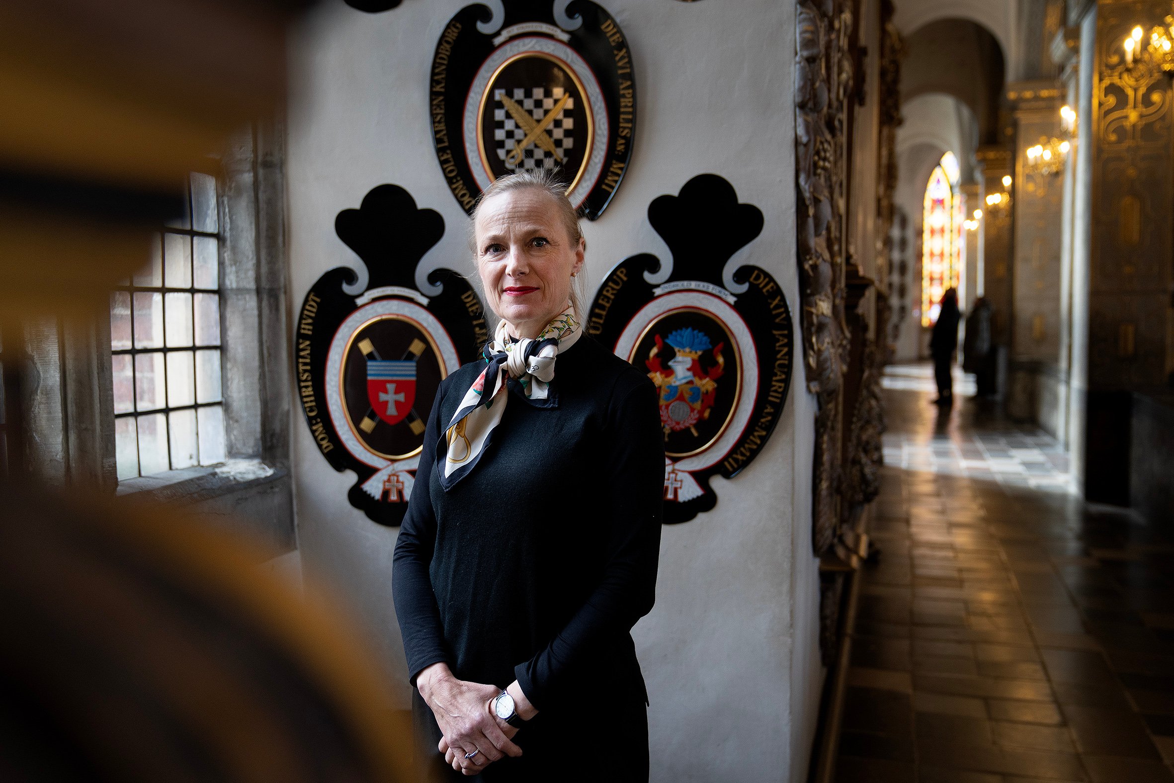 Ulla Tofte ser potentialer overalt, når hun bevæger sig rundt på slottet. Hendes håb er at udfylde dem, så endnu flere kan få øjnene op for slotsmuseet. Foto: Thomas Olsen