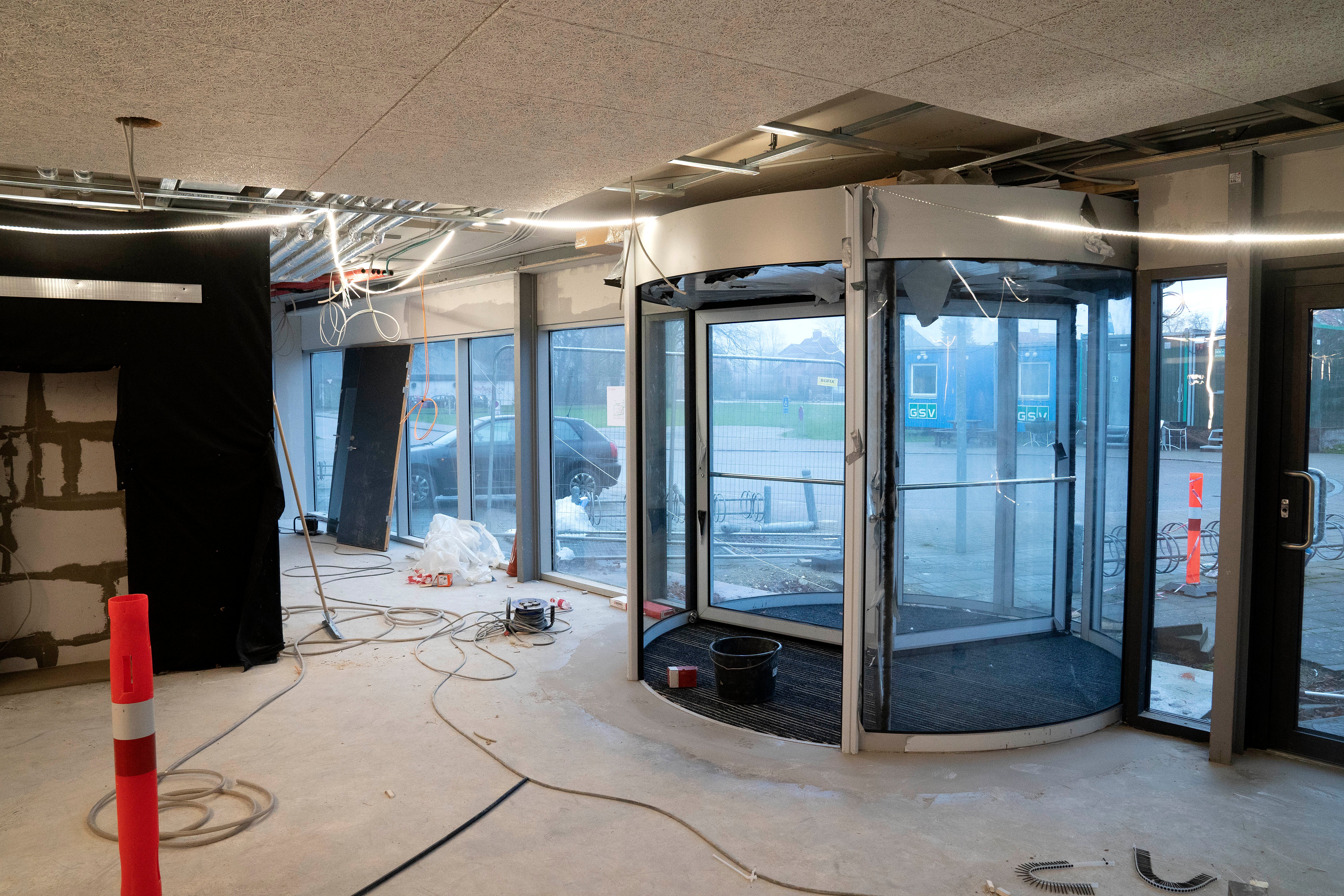 Udvidelsen af Ringsted Sport Center indeholder blandt andet nyt indgangsparti.