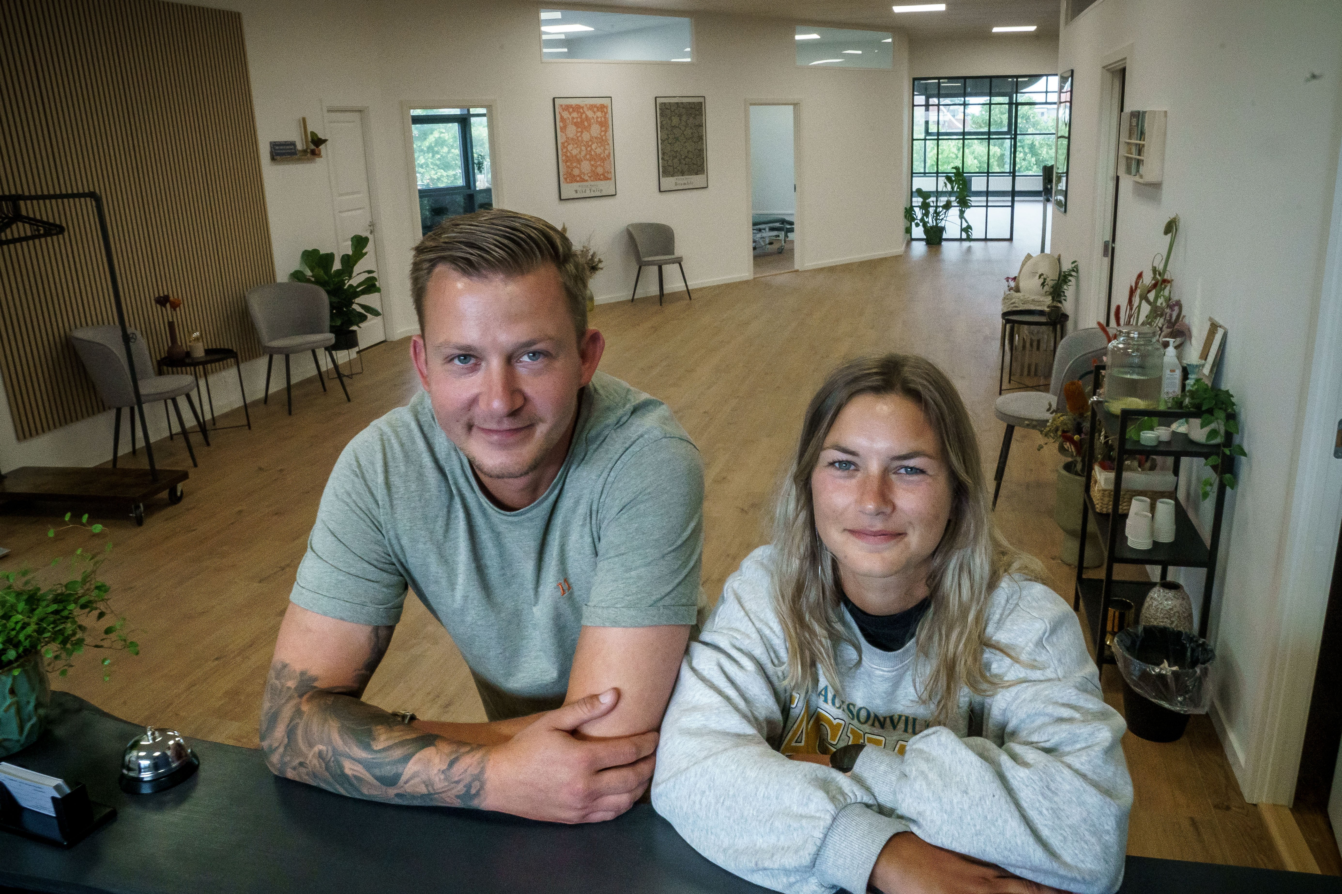 Der er masser af plads til andre behandlere i Roskilde Klinikken, som Jim Veggerby og Stine Bøgh netop har åbnet i lokalerne oven på Føtex i Stationscentret.