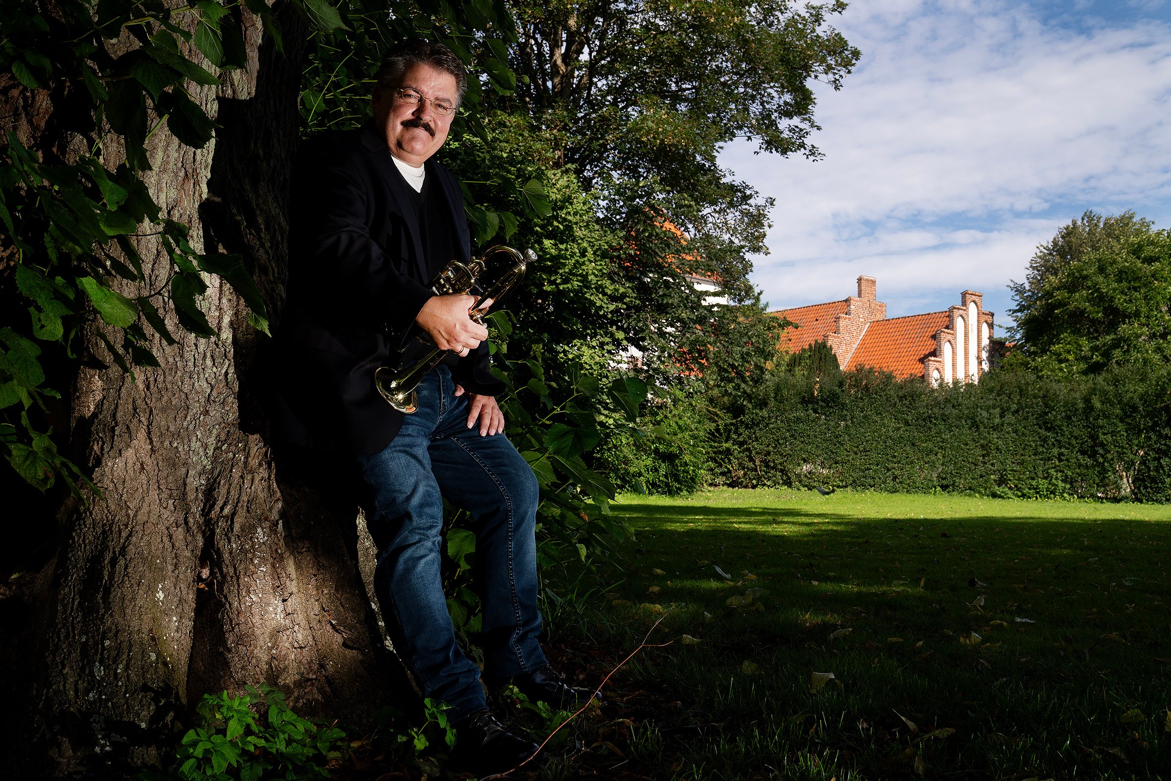 Martin Corfix’ 25 års jubilæum i Lynge bliver ikke markeret, da han blev fejret ved sit præstejubilæum for to år siden. Men den 20. august kan han glæde sig over, at traditionen, han indførte for 25 år siden, holder ved. Foto: Thomas Olsen