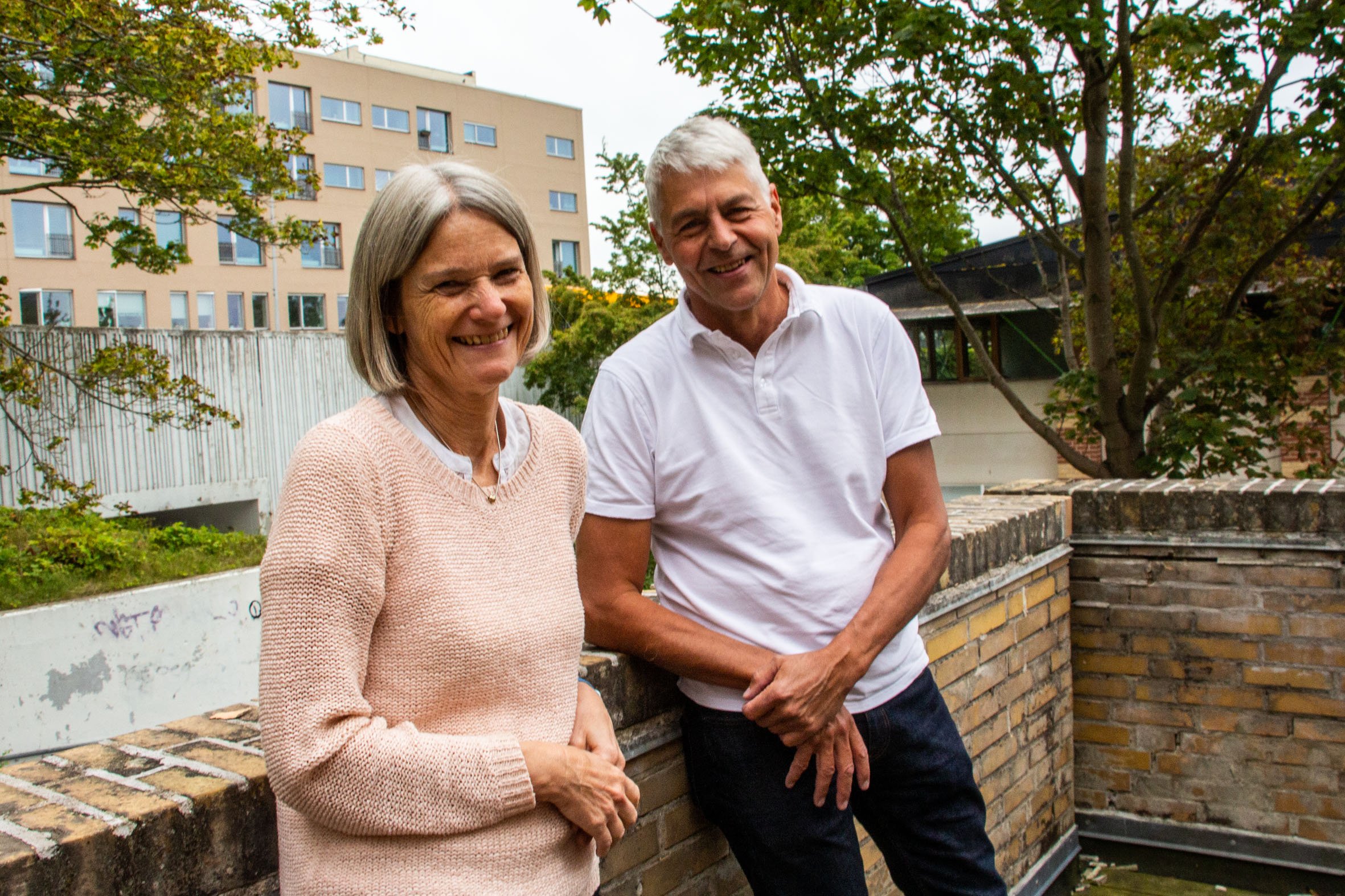 Det har været 25 gode år. Men også hårde på mange måder, siger Kirsten Terp Petersen og Morten Olsen. Foto: Finn Due Larsen.