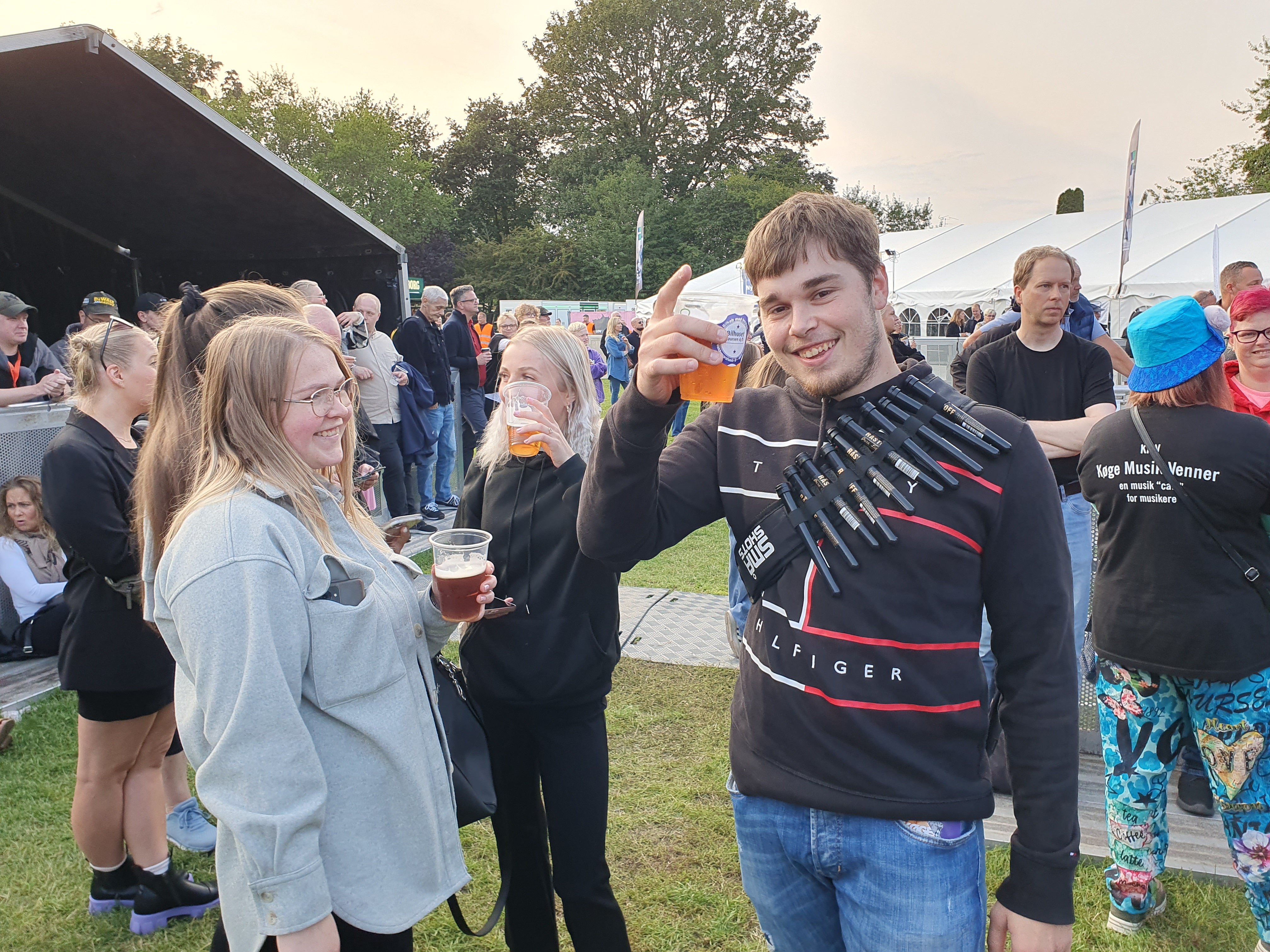 Humøret var højt, da Køge Festuge endelig skruede op for musikken igen. Foto: Torben Thorsø