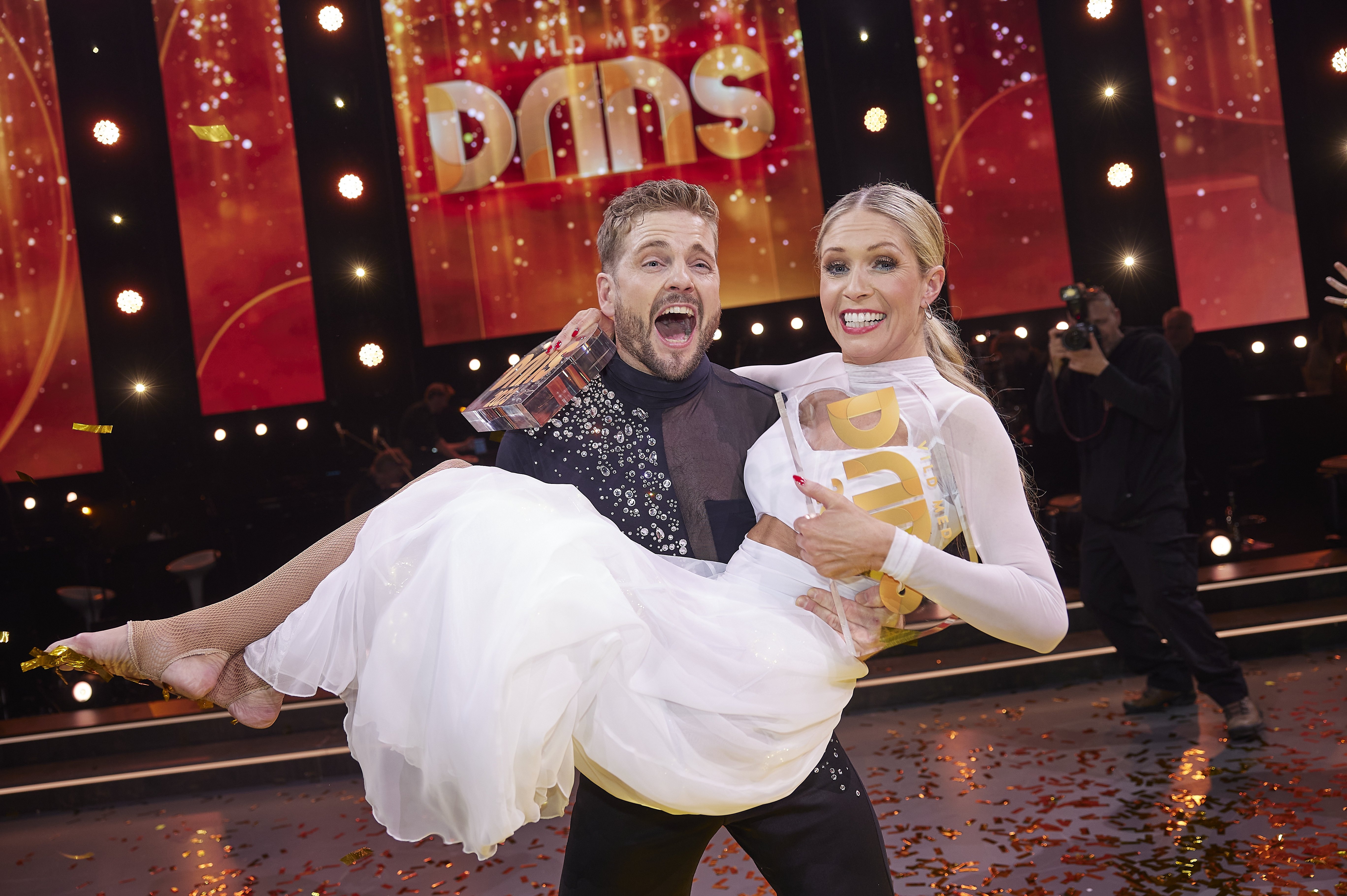 Det har kostet blod, sved og tårer at danse sig til tops, fortæller Karina Frimodt og Kasper Fisker.