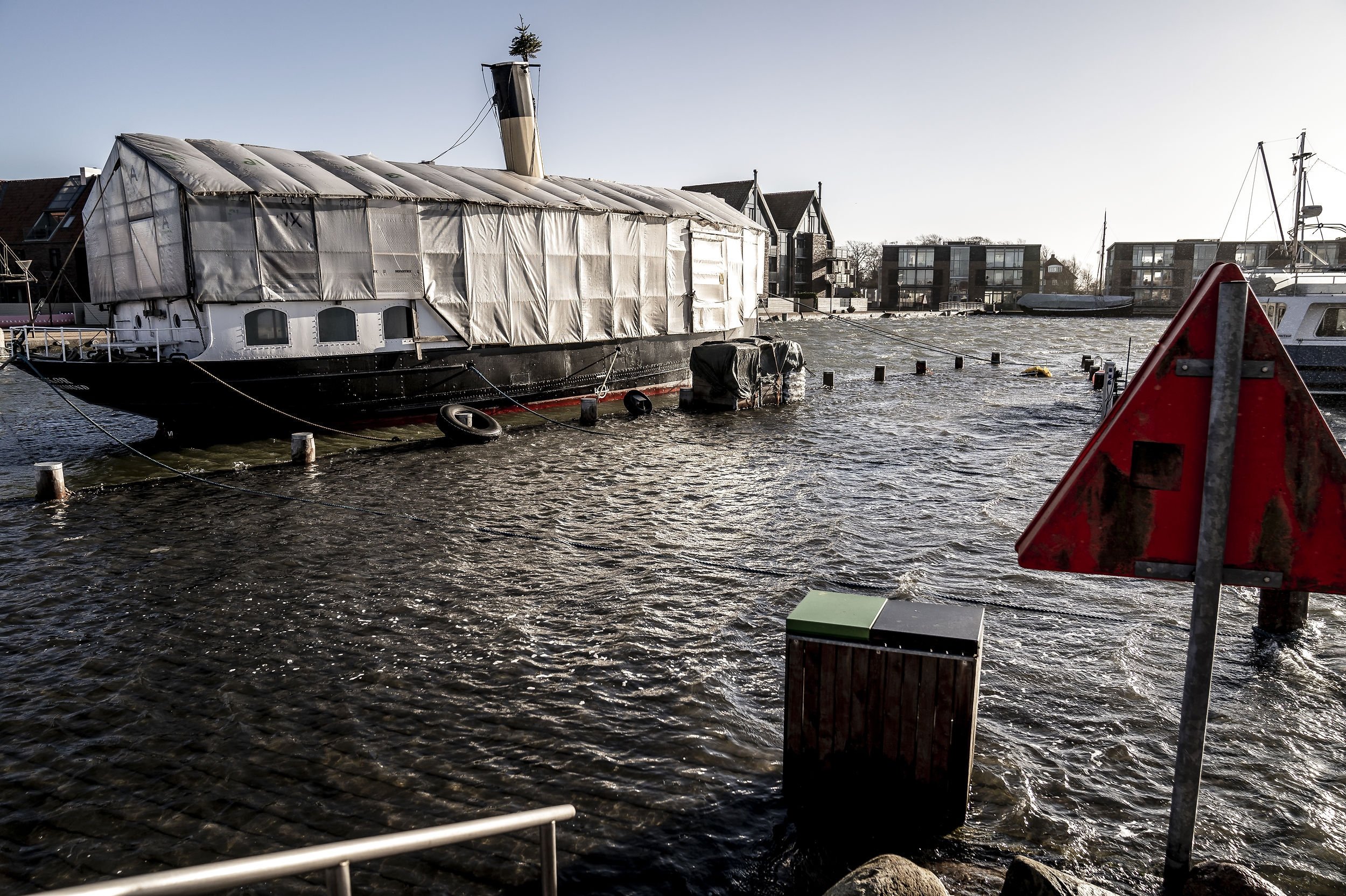 Stormrådets afgørelse af, hvor der har været stormflod, har betydning for, hvem der kan søge erstatning.