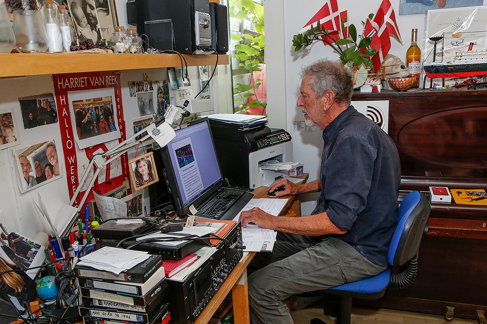 Paul Tempels har gennem sit bestyrelsesarbejde i boligforeningen Niveroden, hjulpet eritreiske flygtninge ind i boligkvarteret. Foto: Kenn Thomsen