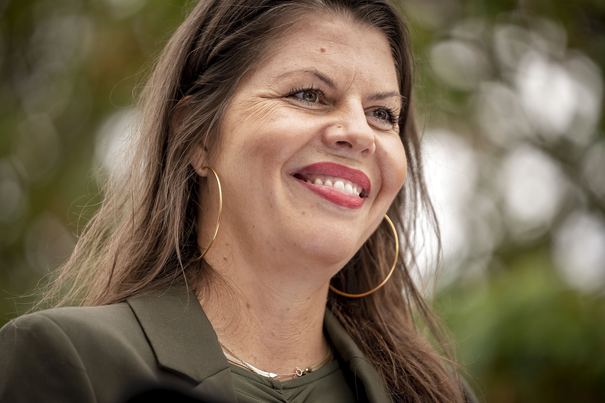 Franciska Rosenkilde er tredje leder for Alternativet på tre år. Hun har tirsdag stemt på sig selv ved valget.