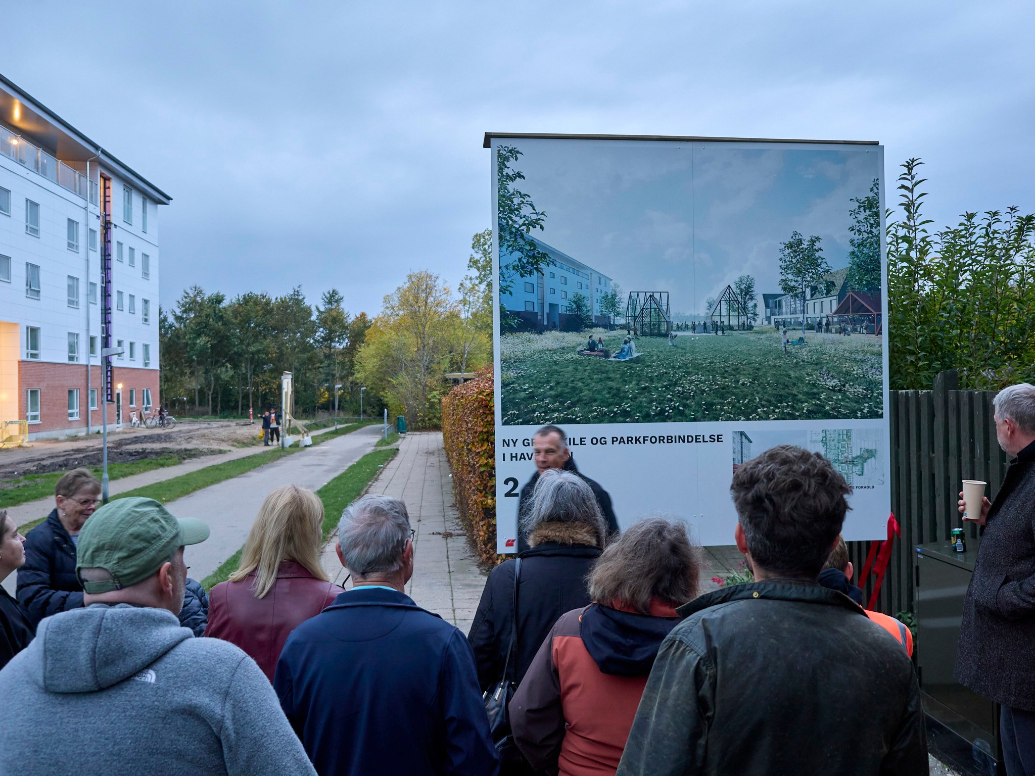 Kommunen præsenterede planerne for Byens Haver i 2021.