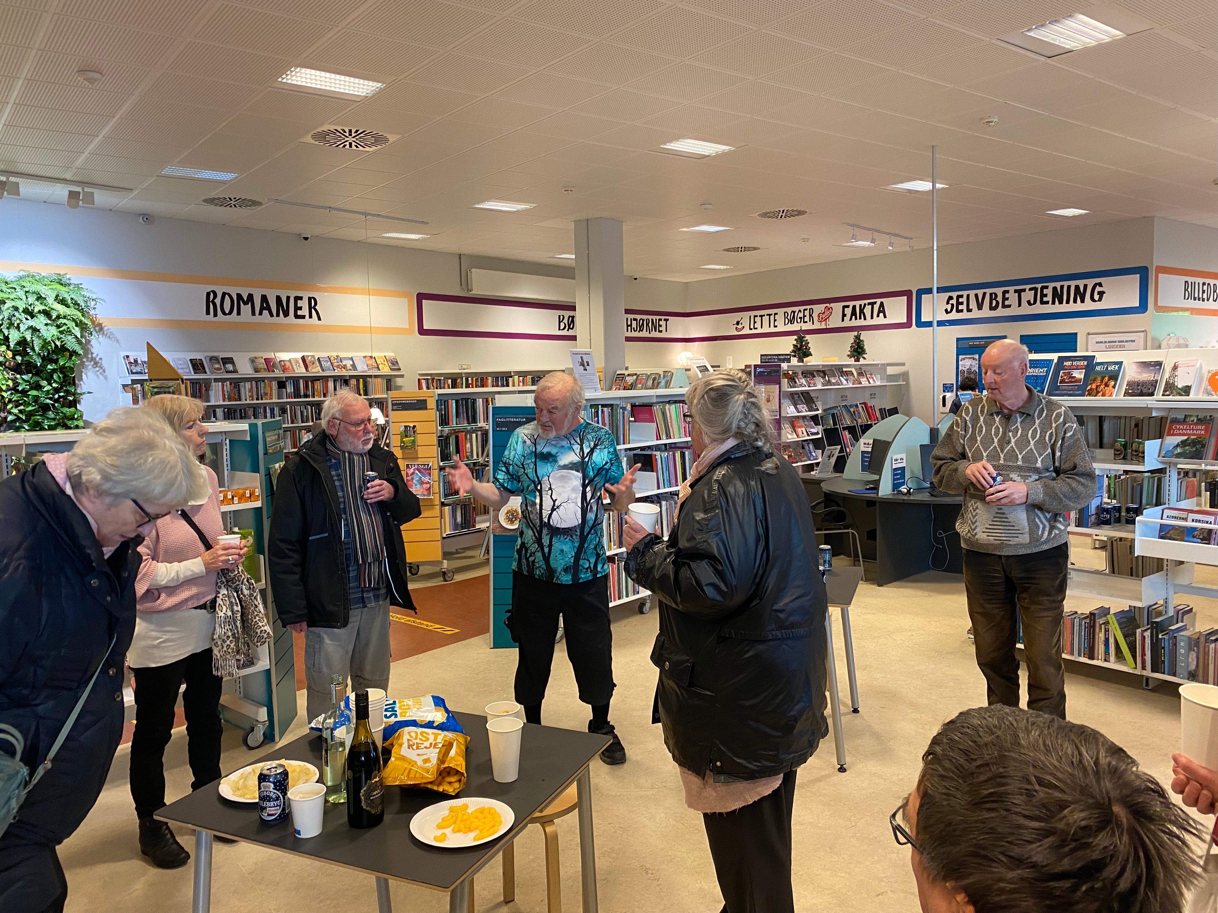 Eric Lerche og mange andre lokale begræder beslutningen om at lukke biblioteket. Foto: Thomas Kellermann