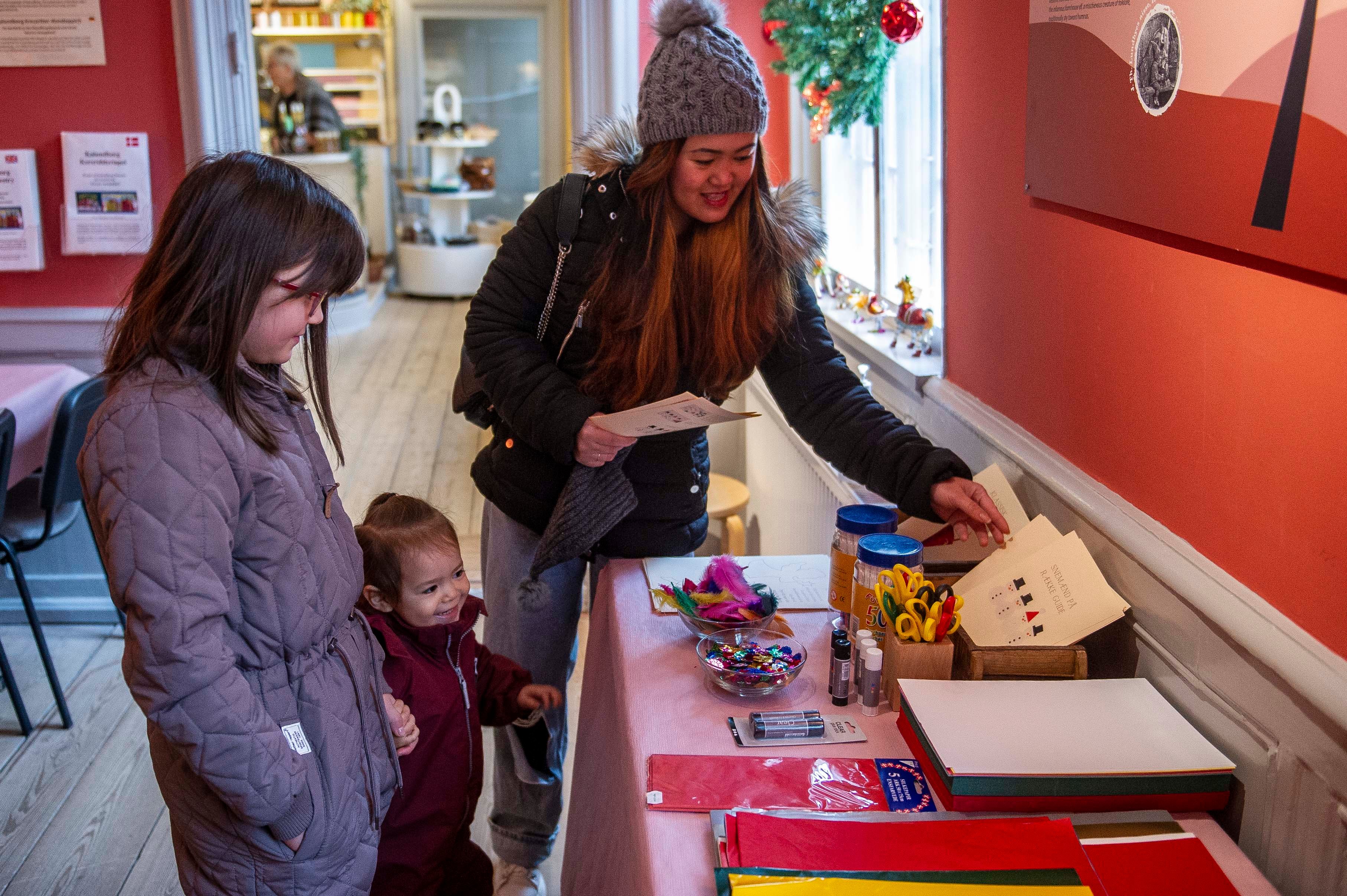Kalundborg Museum har skruet op for julehyggen med nisseskattejagt og julecafé. Foto: Per Christensen