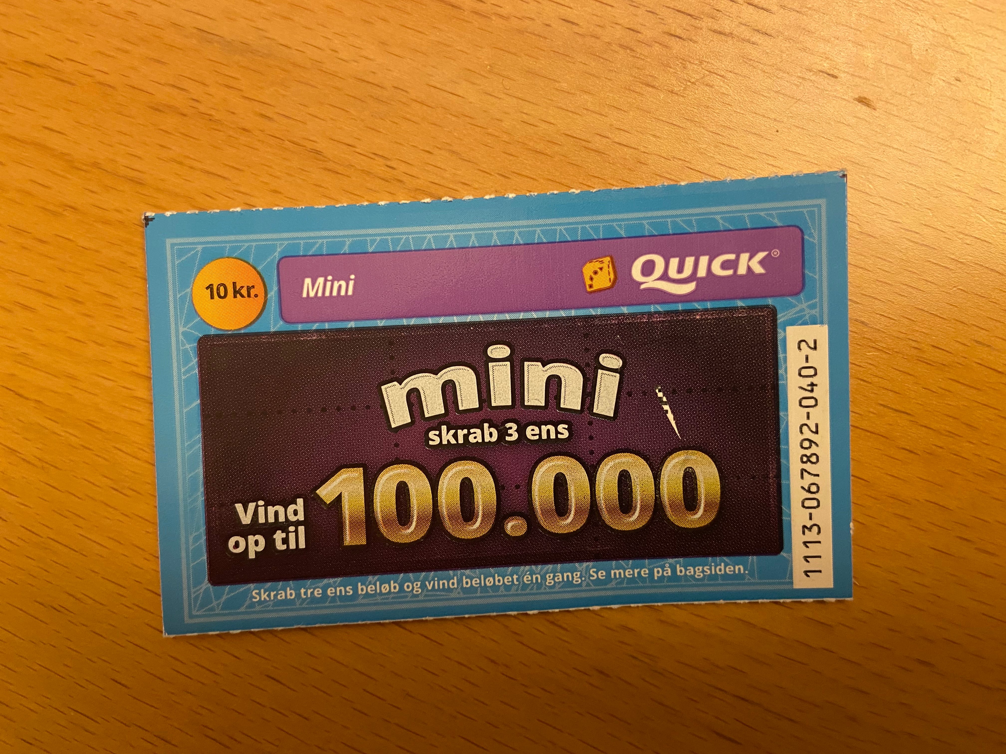 En sag om en mand der har stjålet absurd mange skrabelodskuponer i jagten på en milliongevinst er blevet afgjort ved retten i Helsingør. Skrabelodderne havde en samlet værdi af 31.900 kroner.