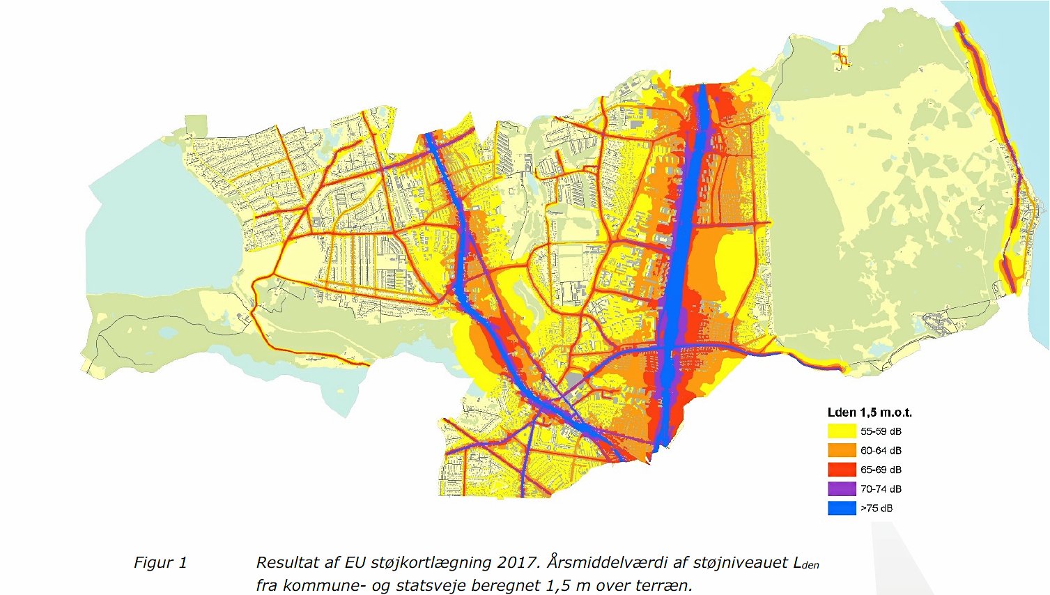 Flere end 28.000 borgere i Lyngby-Taarbæk Kommune lever med et støjniveau, der er højere end Miljøstyrelsens grænseværdier.
