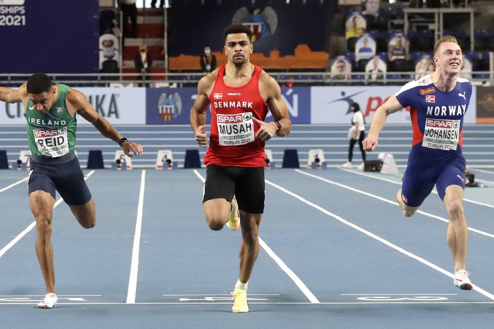 Kojo Musah slog Kristoffer Haris nu tidligere danske rekord på 100 meter, da han løb i tiden 10,17 sekunder.