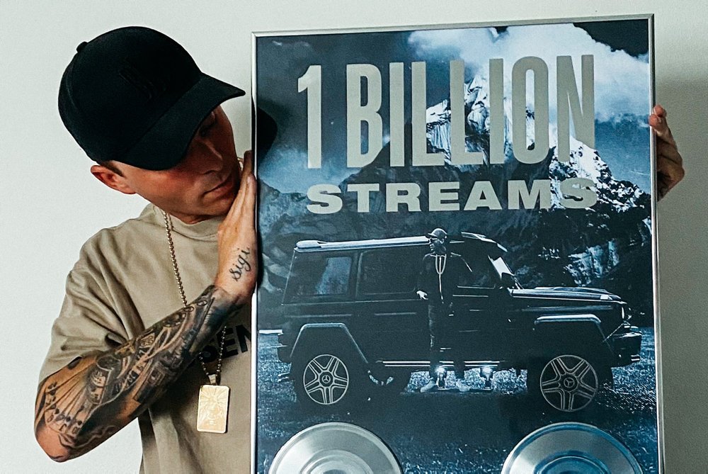 Gillis musik er blevet streamet en milliard gange i Danmark, oplyser hans pladeselskab i en pressemeddelelse