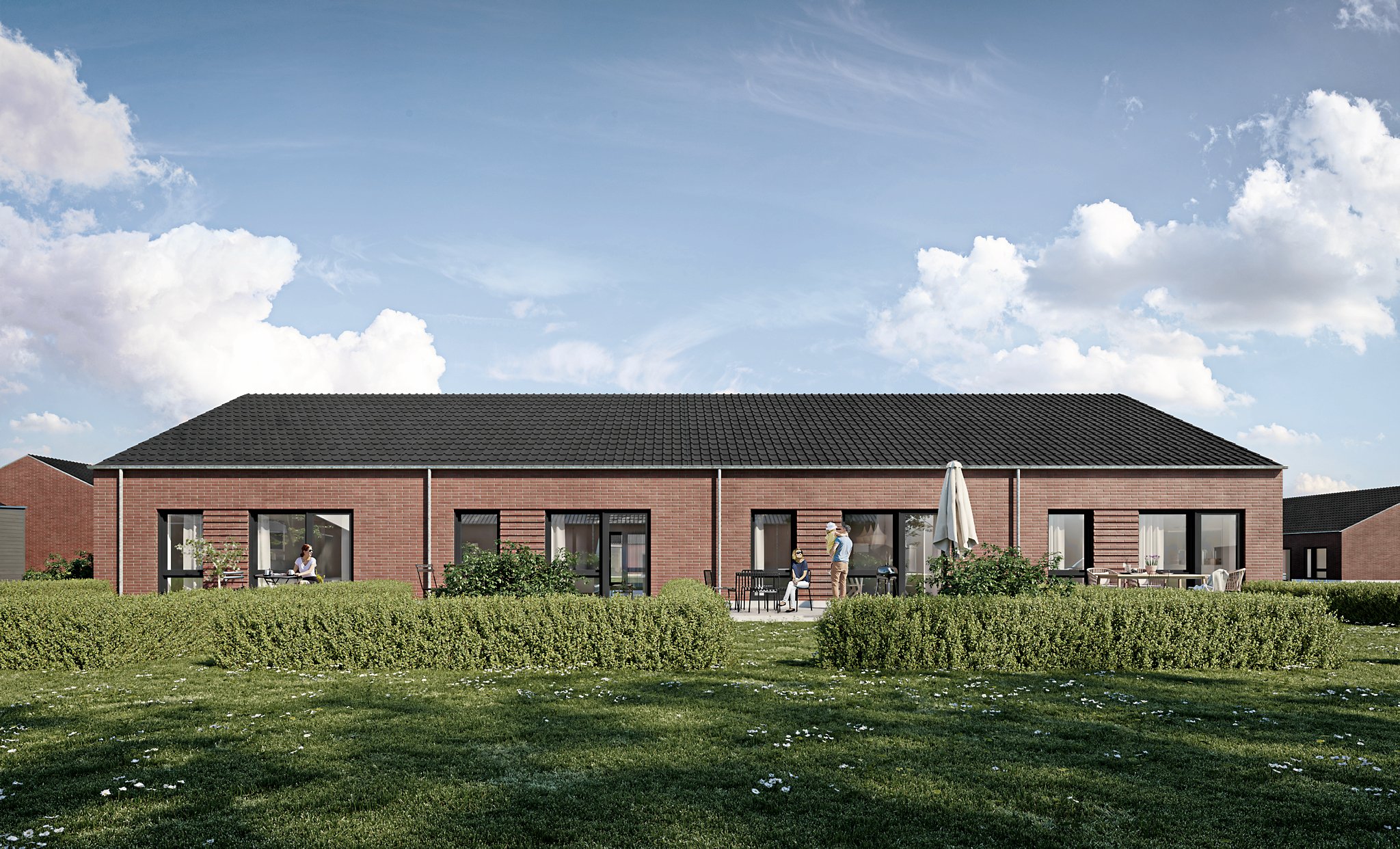 Birch Ejendomme præsenterer planer for 60 til 65 rækkehuse.