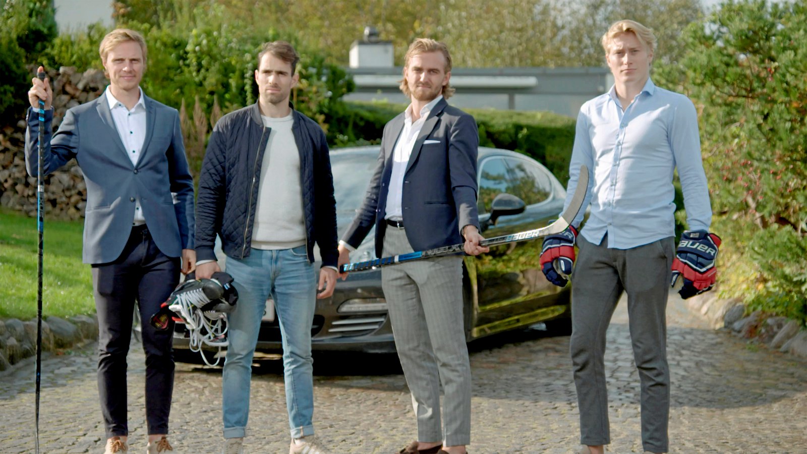 TV2 Zulu stiller skarpt på fire af de lokale ishockeystjerner i reportageserien 'Rungsted 4-ever'