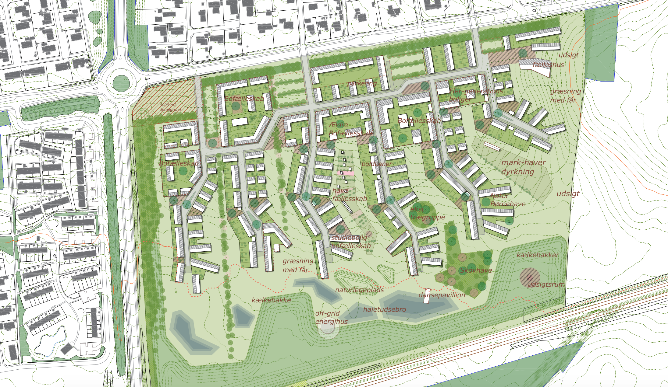 En ny bydel med 555 boliger og et supermarked er på vej ved Østre Ringvej og Køgevej i udkanten af Ringsted. Natur, bæredygtighed og sociale fællesskaber er i fokus i Hulemarken, som også skal drage på inspiration fra hollandske kanalbyer.