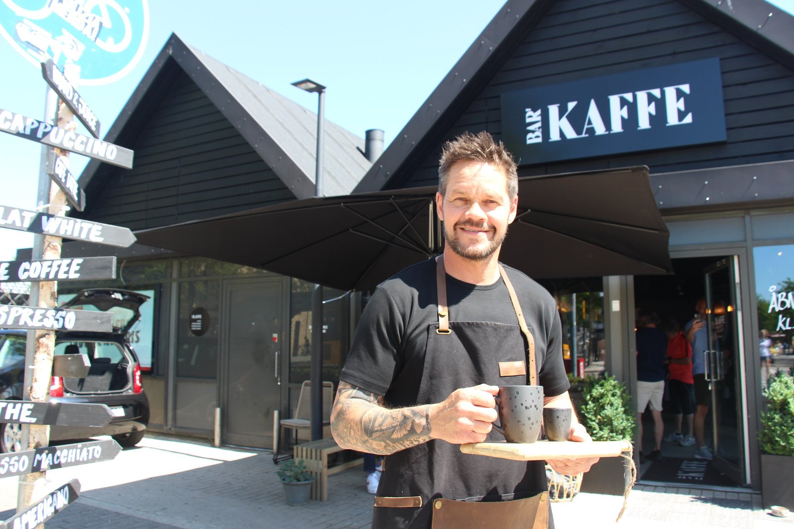 Og fra 22. maj serveres der også vin og øl i kaffebaren
