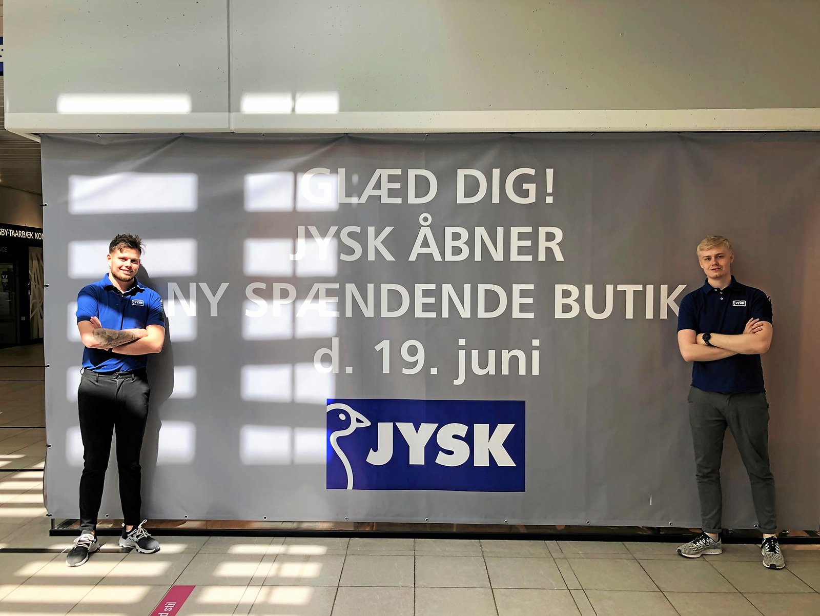 19. juni kl. 9 åbnede JYSKbutik med særlig fokus på boliginspiration. Der er kaffe og kage fra kl. 8