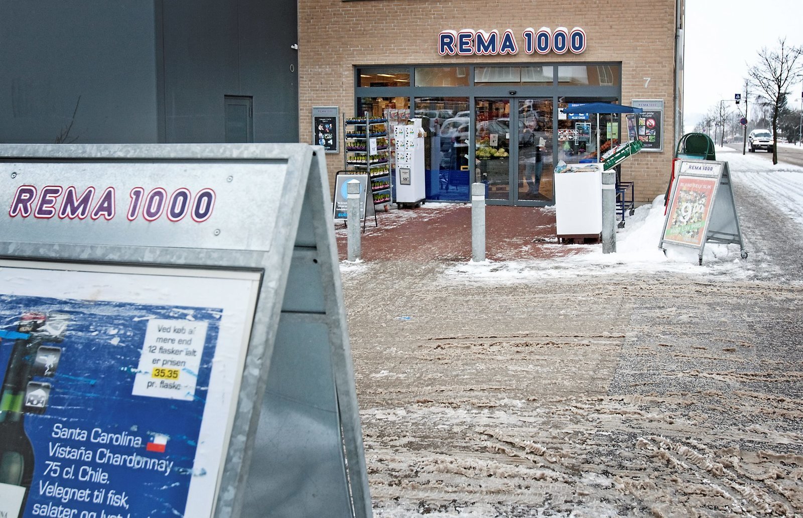 REMA 1000 i Jyllandsgade lukker - for en stund.