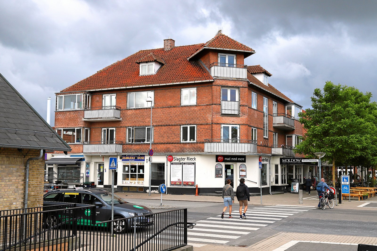 Slagterhjørnet på M.D. Madsensvej 1, som det så ud anno 2020.