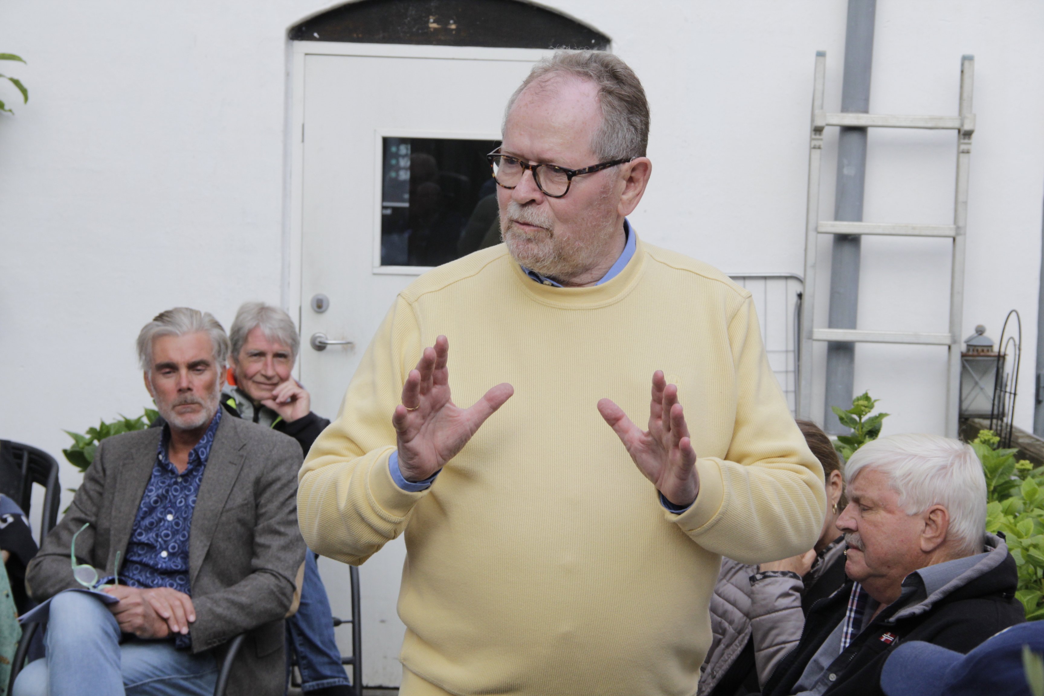 Thorkild Gruelund (SK) er medlem af Hørsholm Kommunalbestyrelse og har stillet forslag om, at redde et doneret springvand fra udsmidning.
