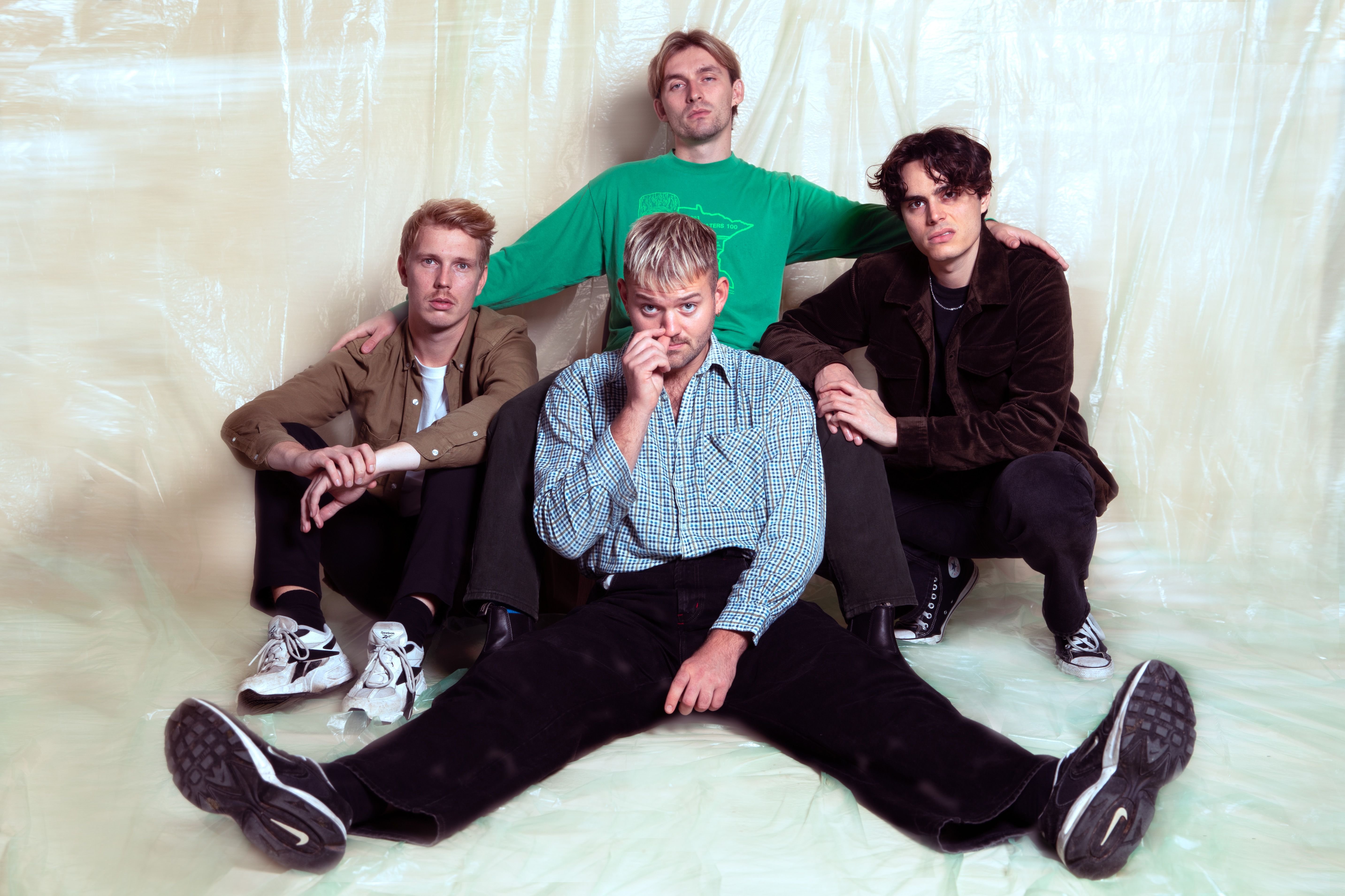 Sebastian Wegener, Oscar Engel Libonati, Casper Winther Hansen og Søren Bang - tilsammen Joyce. Foto: Sarah Brink