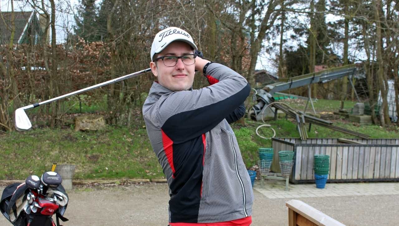 Casper Holst-Christensen fra Hillerød Golfklub vandt guld ved Special Olympics for mentalt handicappede