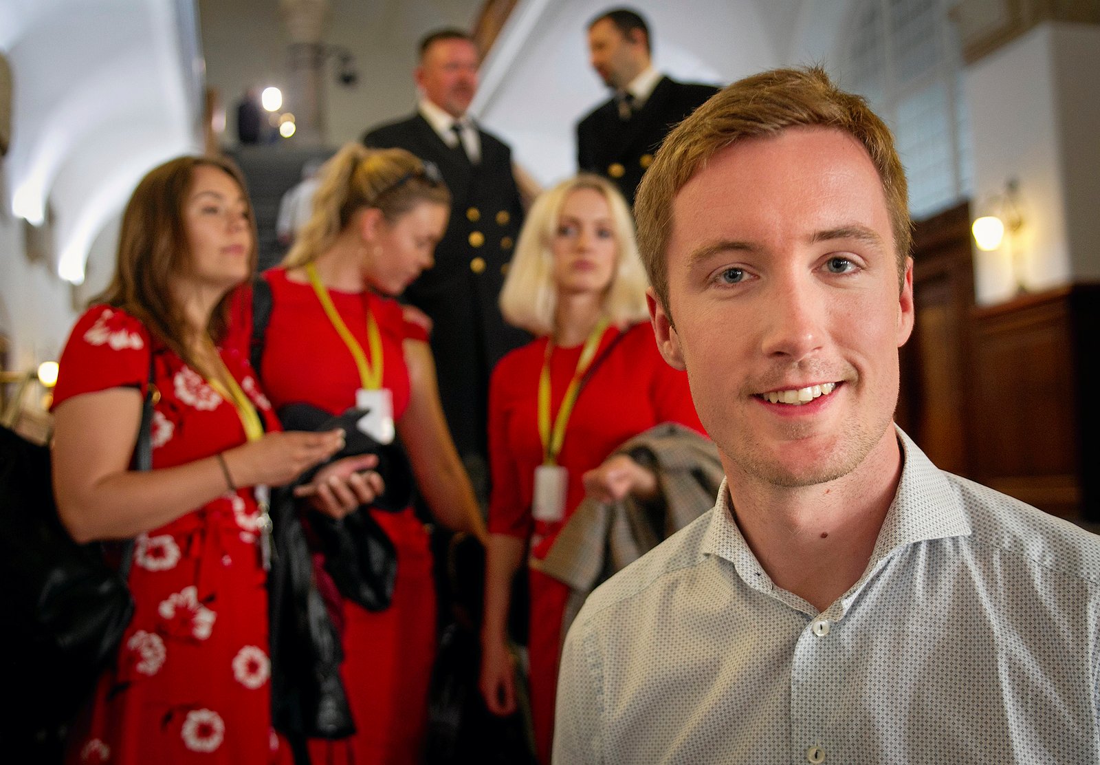Jacob Mark (SF) tager nu afsked med Christiansborg og politik generelt. Billedet her er fra valgaftenen i 2019.