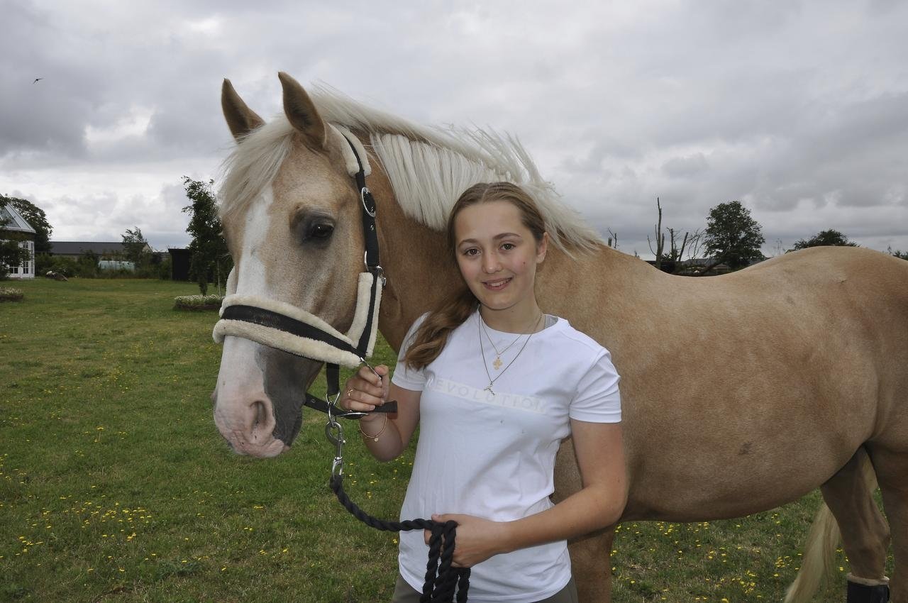 Hele familien - mor, far og en lillesøster - er involveret i Thilde Rude Hares altoverskyggende interesse: ridning. Nu er hun på vej til EM i pony i dressur