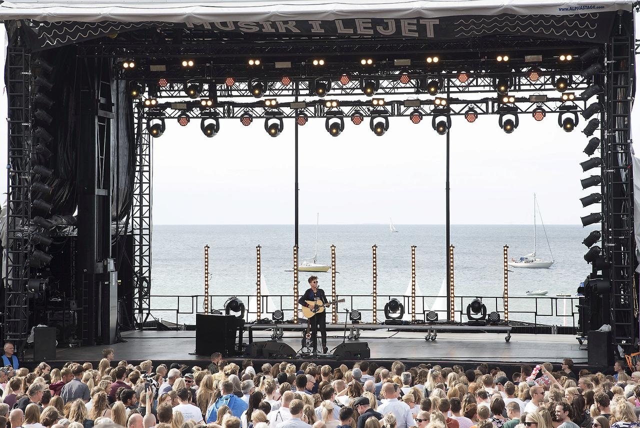 Musik i Lejet i strandkanten i 2017. Stifterne udelukker ikke - i en eller anden form - at vende tilbage.