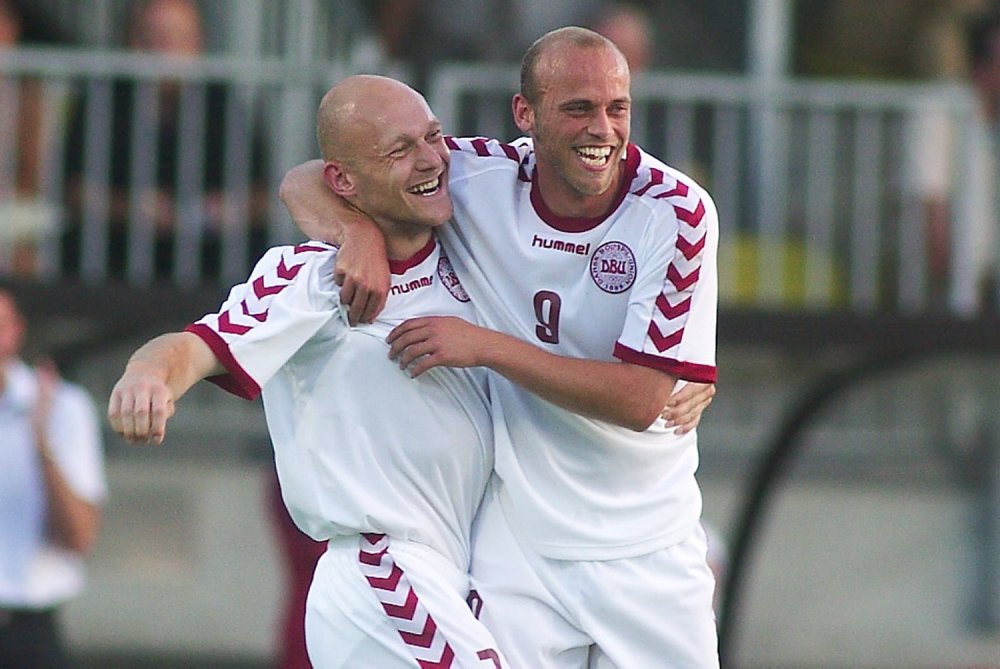 Claus Jensen og Thomas Gravesen scorede de danske mål i den seneste landskamp mod Luxembourg.