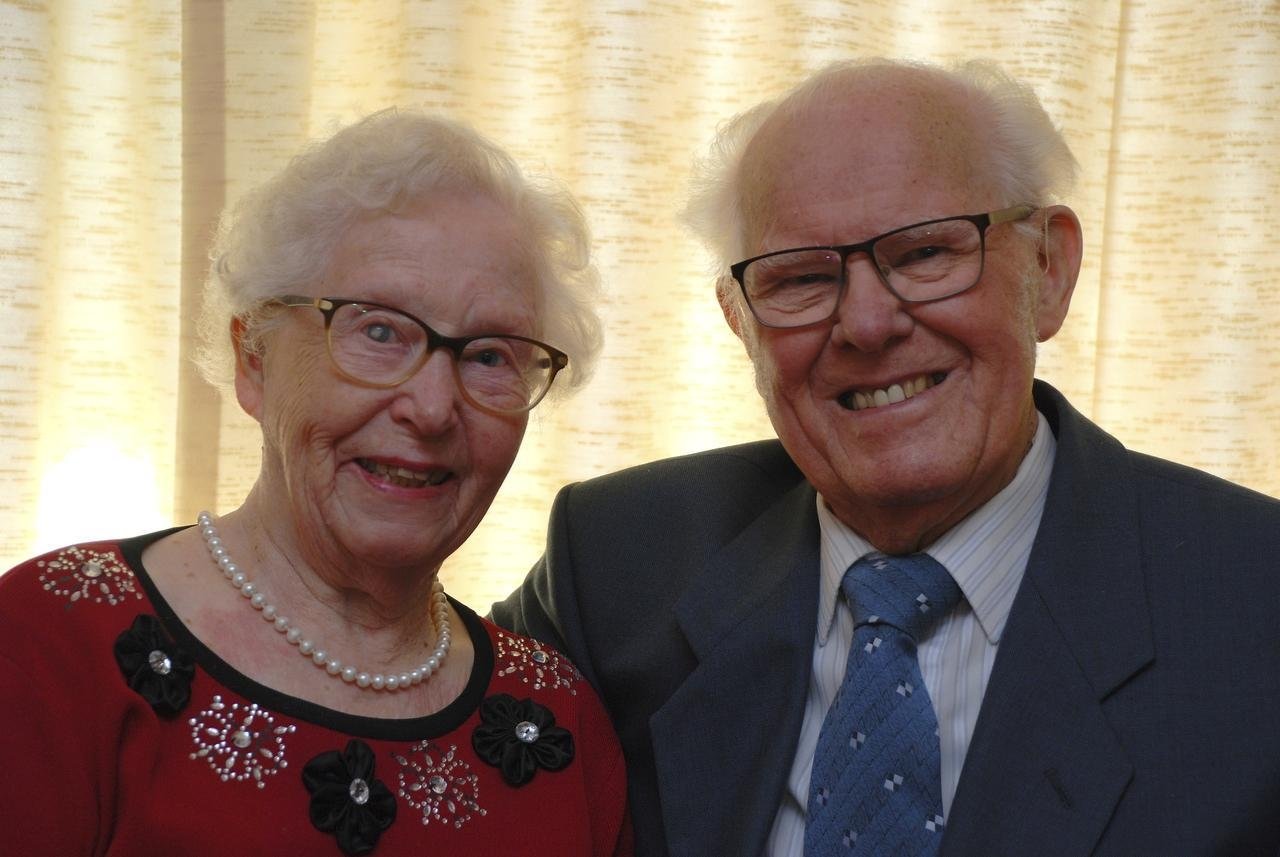 Grethe og Børge Noer fra Høsholm kan 31. juli se tilbage på 70 års ægteskab