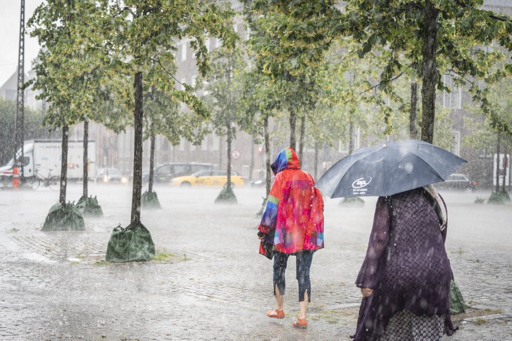 Et skybrud defineres som 15 millimeter regn på 30 minutter. (Arkivfoto.)