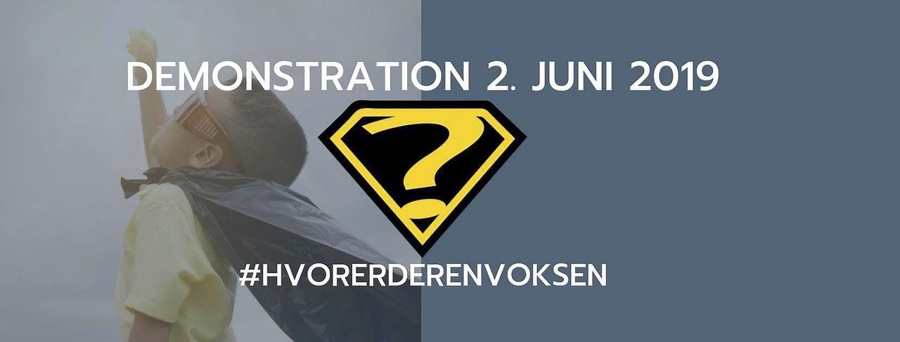 Lokal demonstration for minimumsnormeringer i daginstitutioner 2. juni