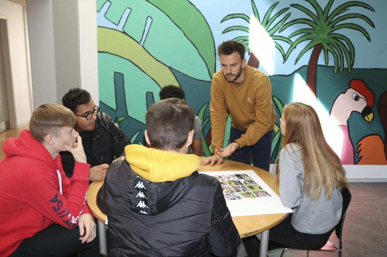 Klasser fra Toftehøjskolen og Hampelandskolen har sammen udviklet ideer til design af skolen