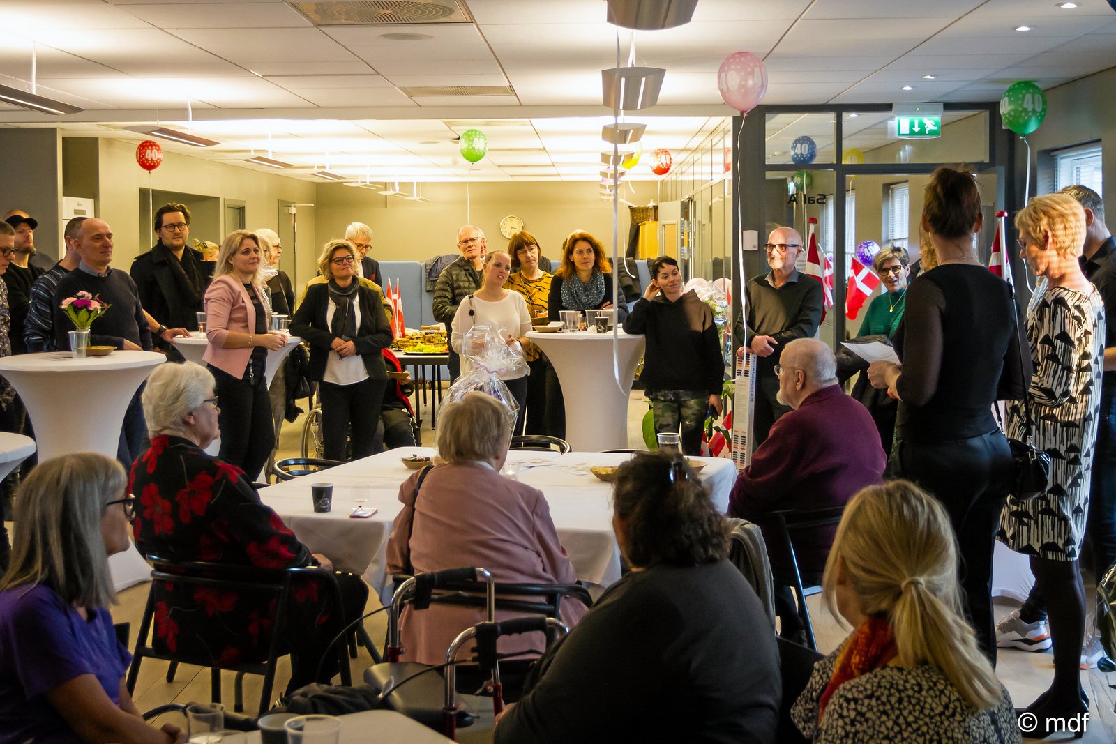 Medlemmer, samarbejdspartnere og venner af huset tog del i fejringen, da A-Fys fyldte rundt.
