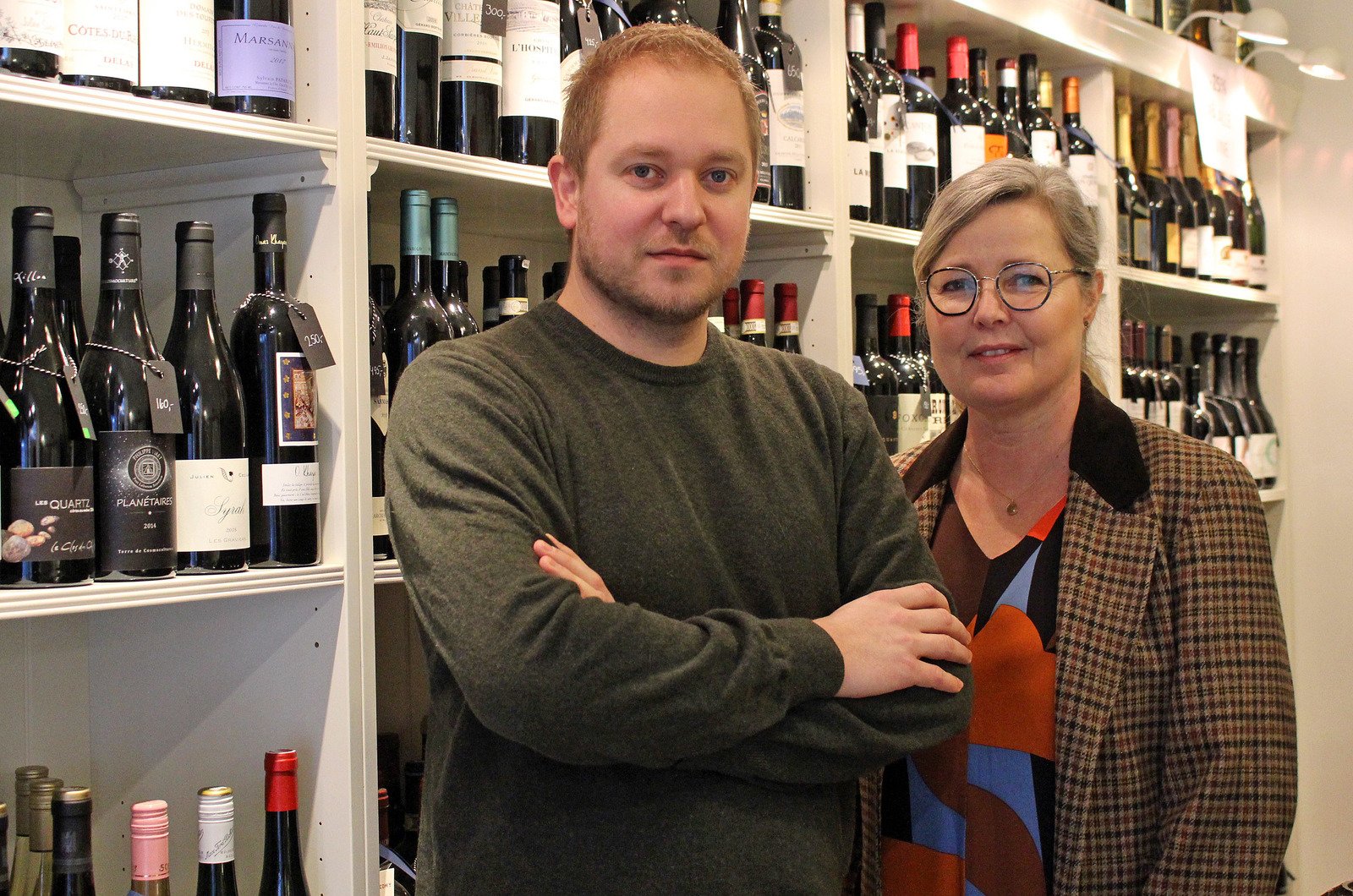 Dorthe Tulloch stopper som butiksindehaver i Vin Specialisten By Dorthe i Slotsgade. "Det er blevet hårdt for kroppen, fortæller hun