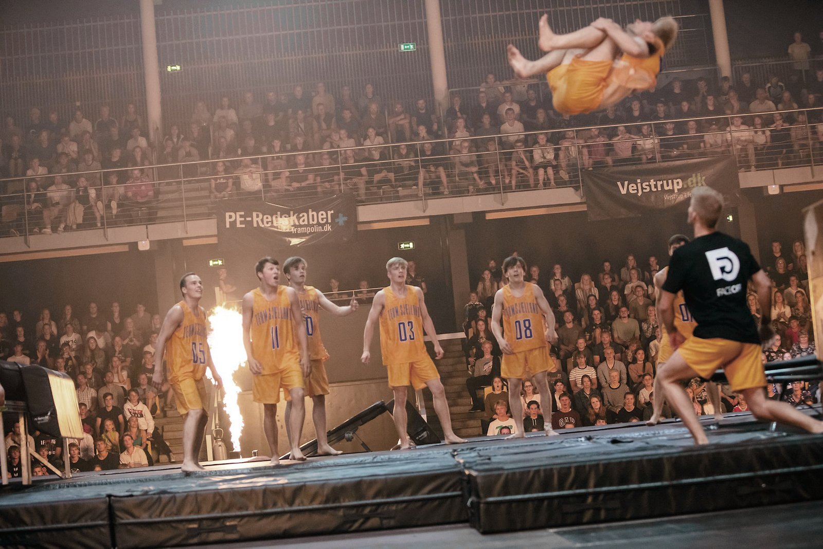 Sæsonstarten på den nye gymnastikliga Faceoff finder sted i Roskilde på lørdag. Billedet her fra Forum Horsens.