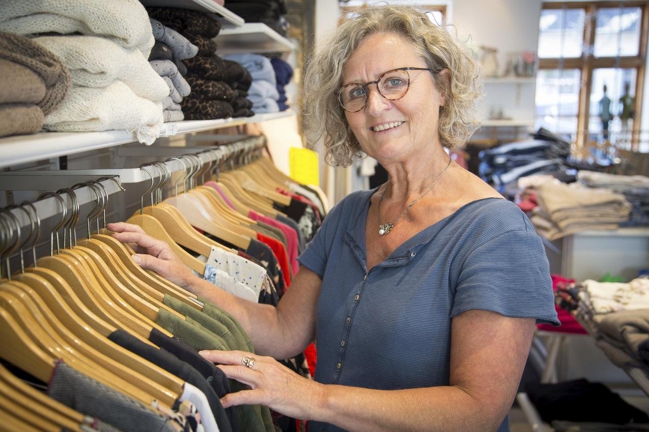 Bente Bjærre har i ti år drevet butikken Franci i Fredensborg