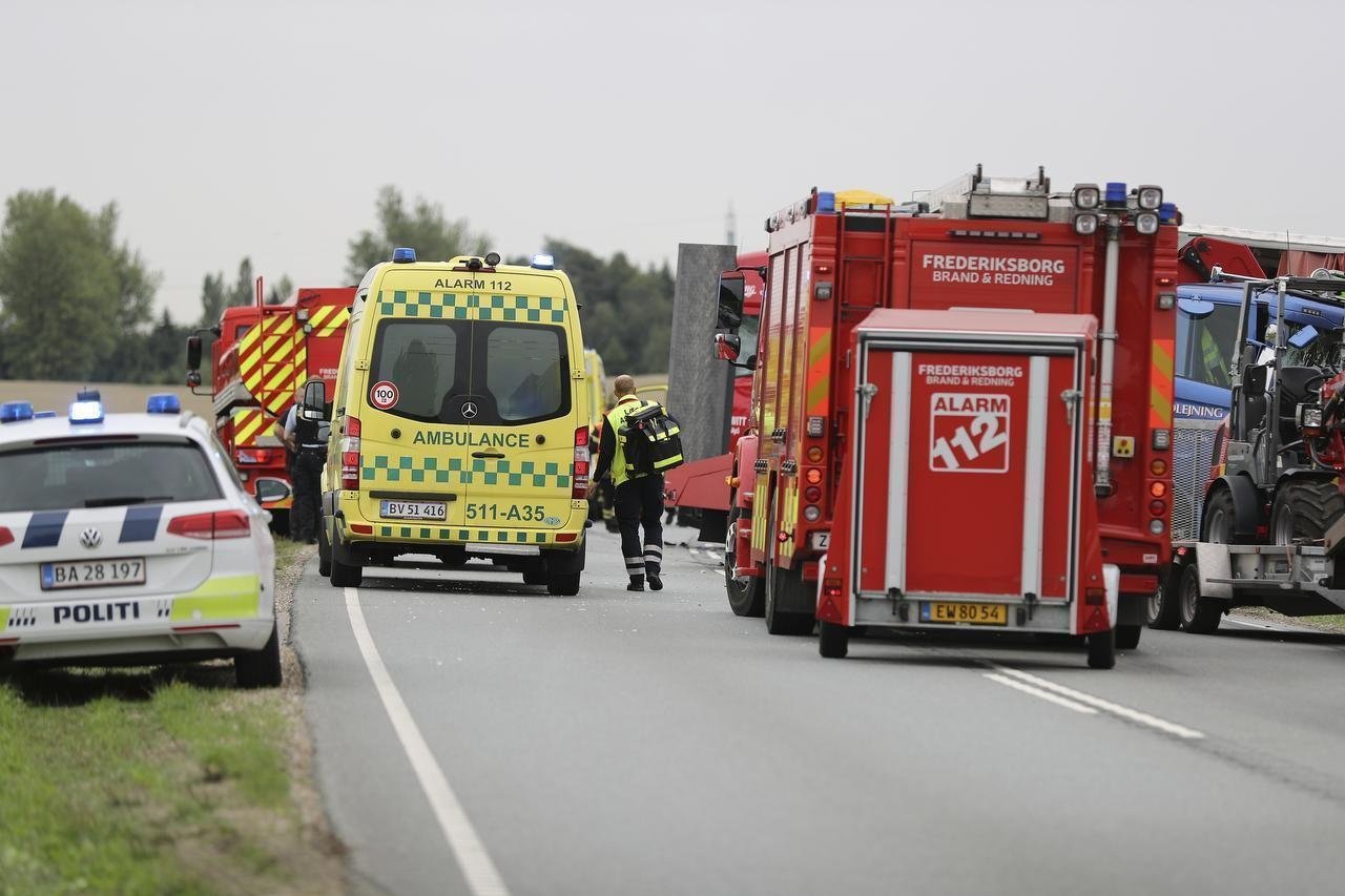 En 56-årig mand afgik onsdag ved døden under en trafikulykke i Ølstykke