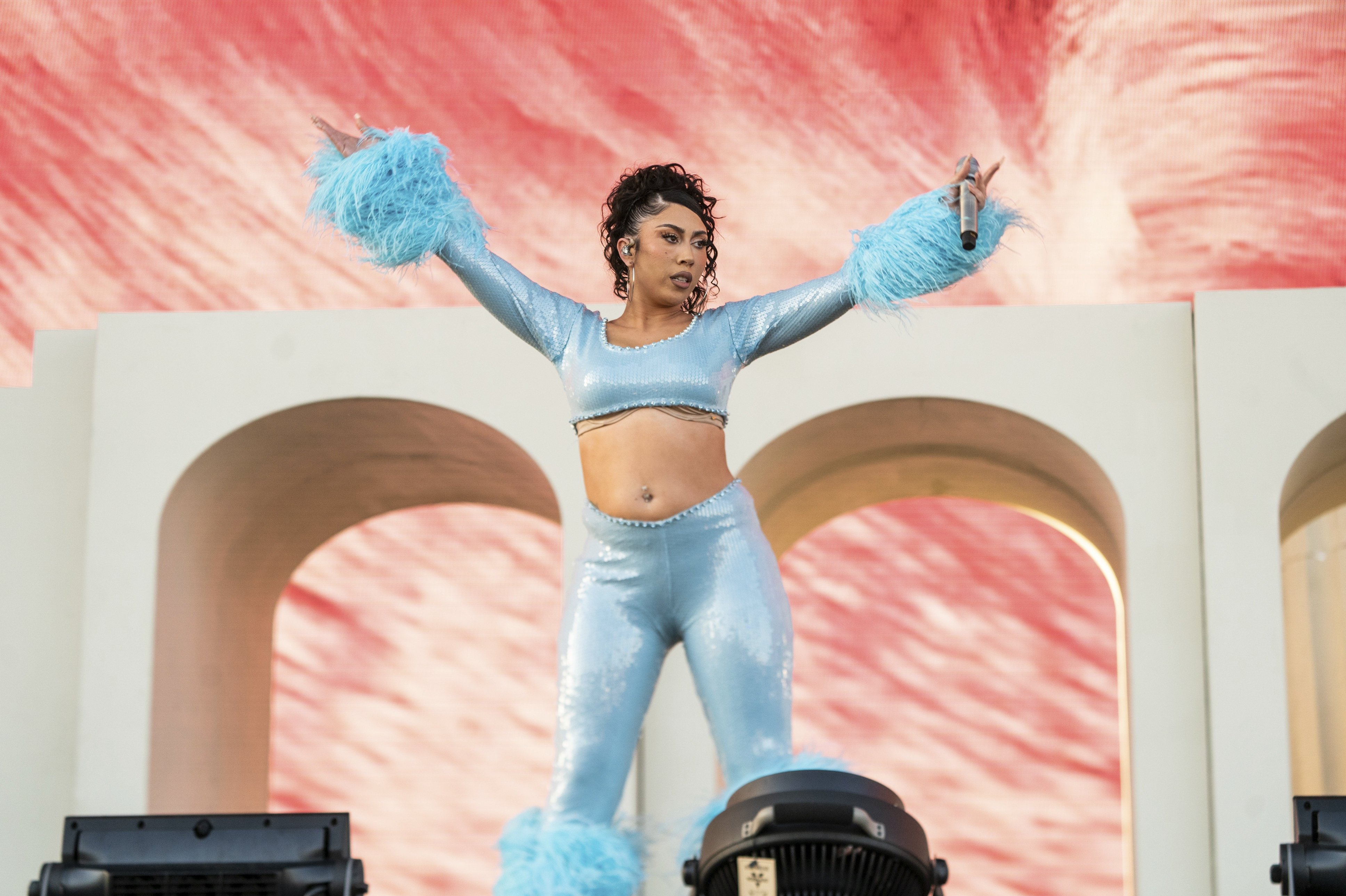 Roskilde Festival arbejder nu på højtryk for at finde en erstatning for amerikanske Kali Uchis. (Arkivfoto).